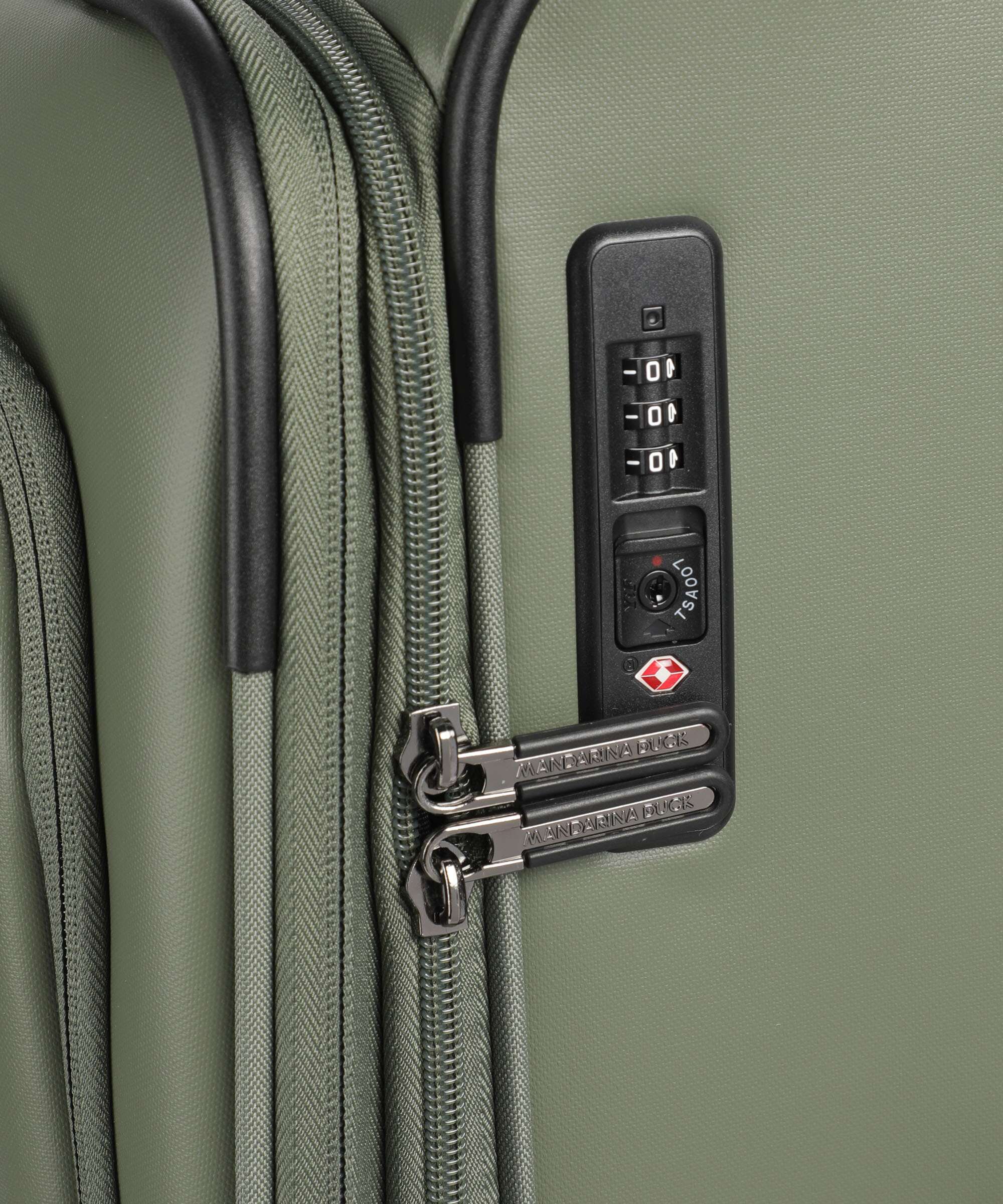 Mandarina Duck Eco Coated Valise 4 roues pine green - Image 3