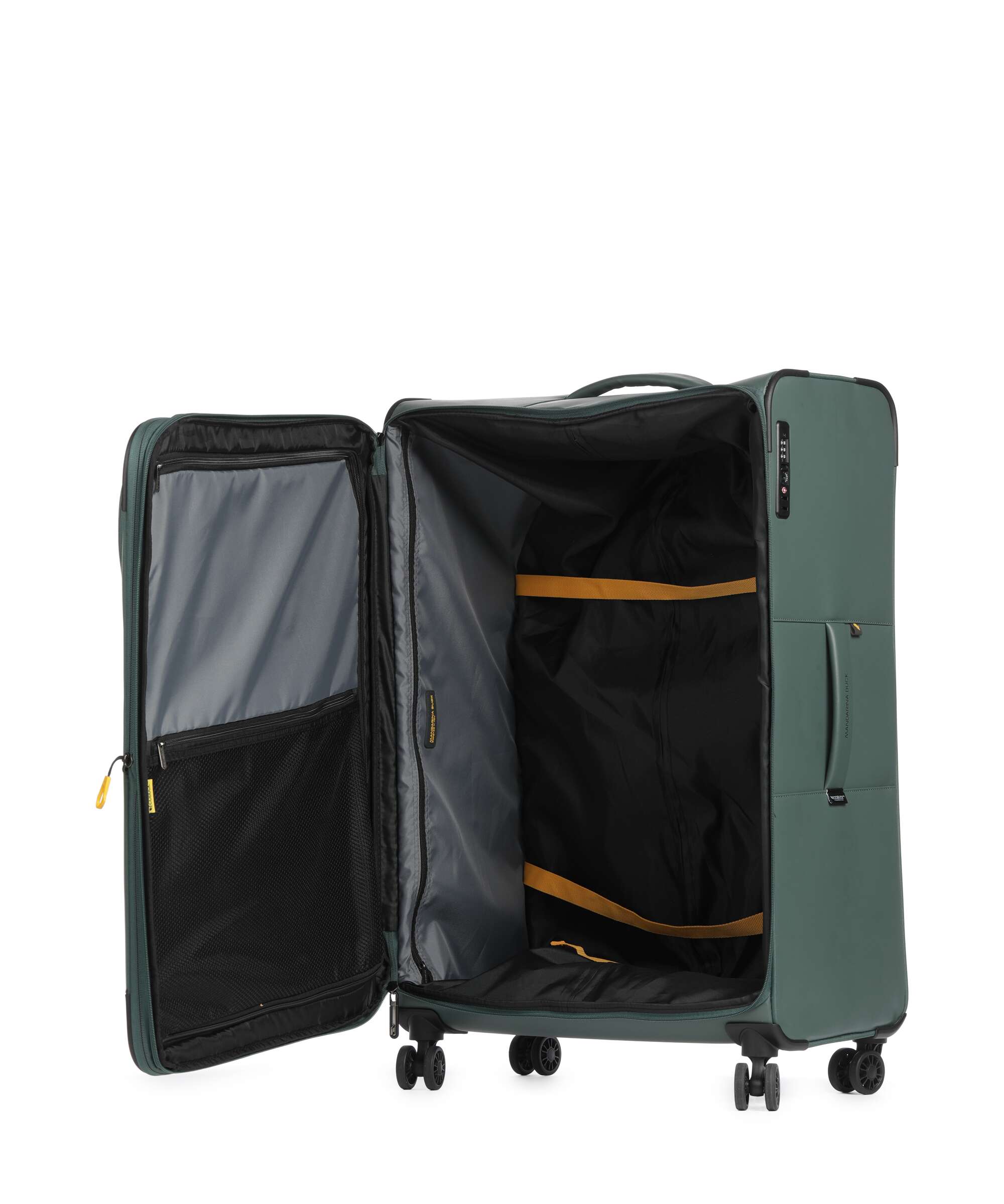 Mandarina Duck Eco Coated Valise 4 roues deep green - Image 6