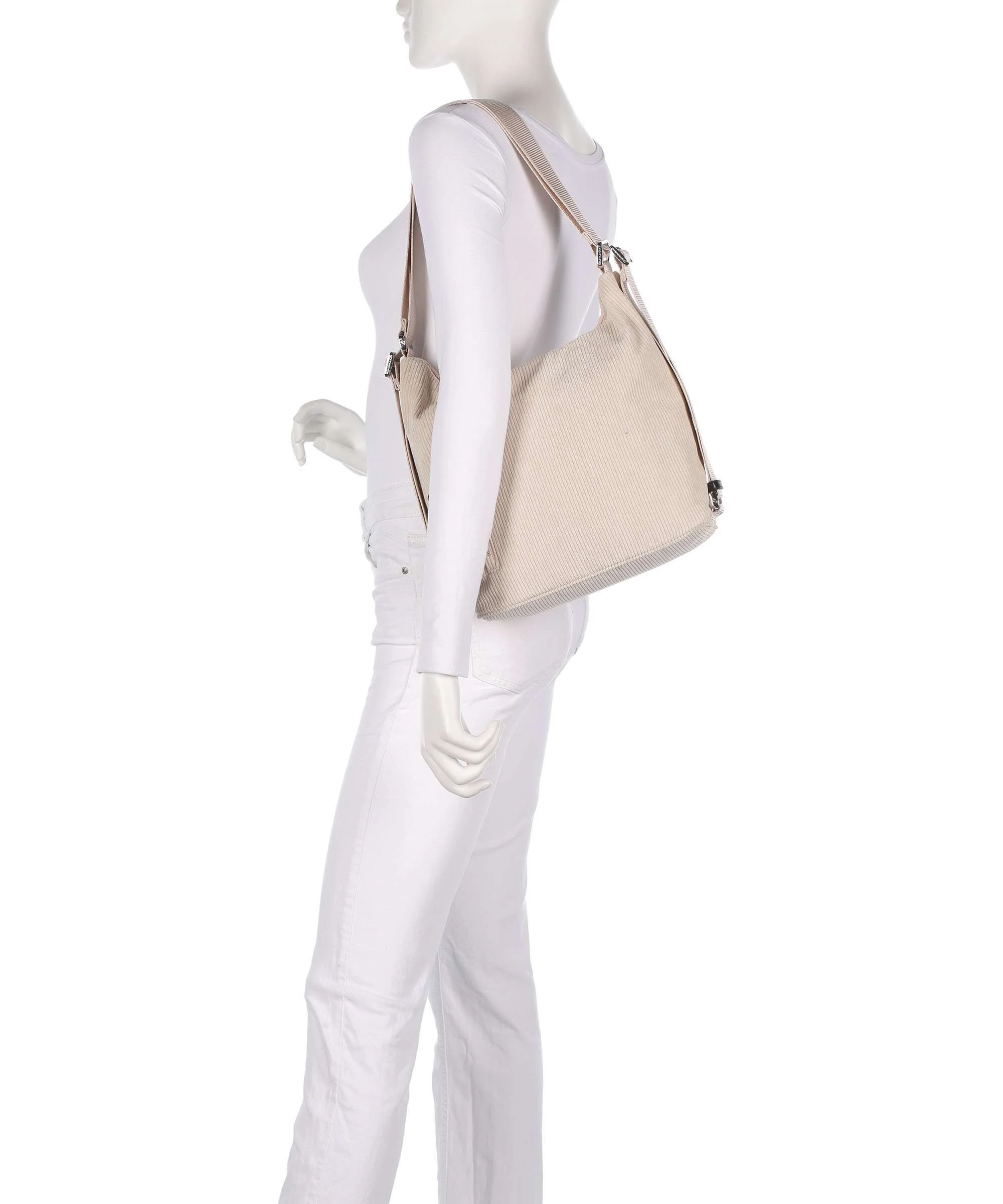Mandarina Duck Hunter Velvet Sac à main porté dos cashmere - Image 4