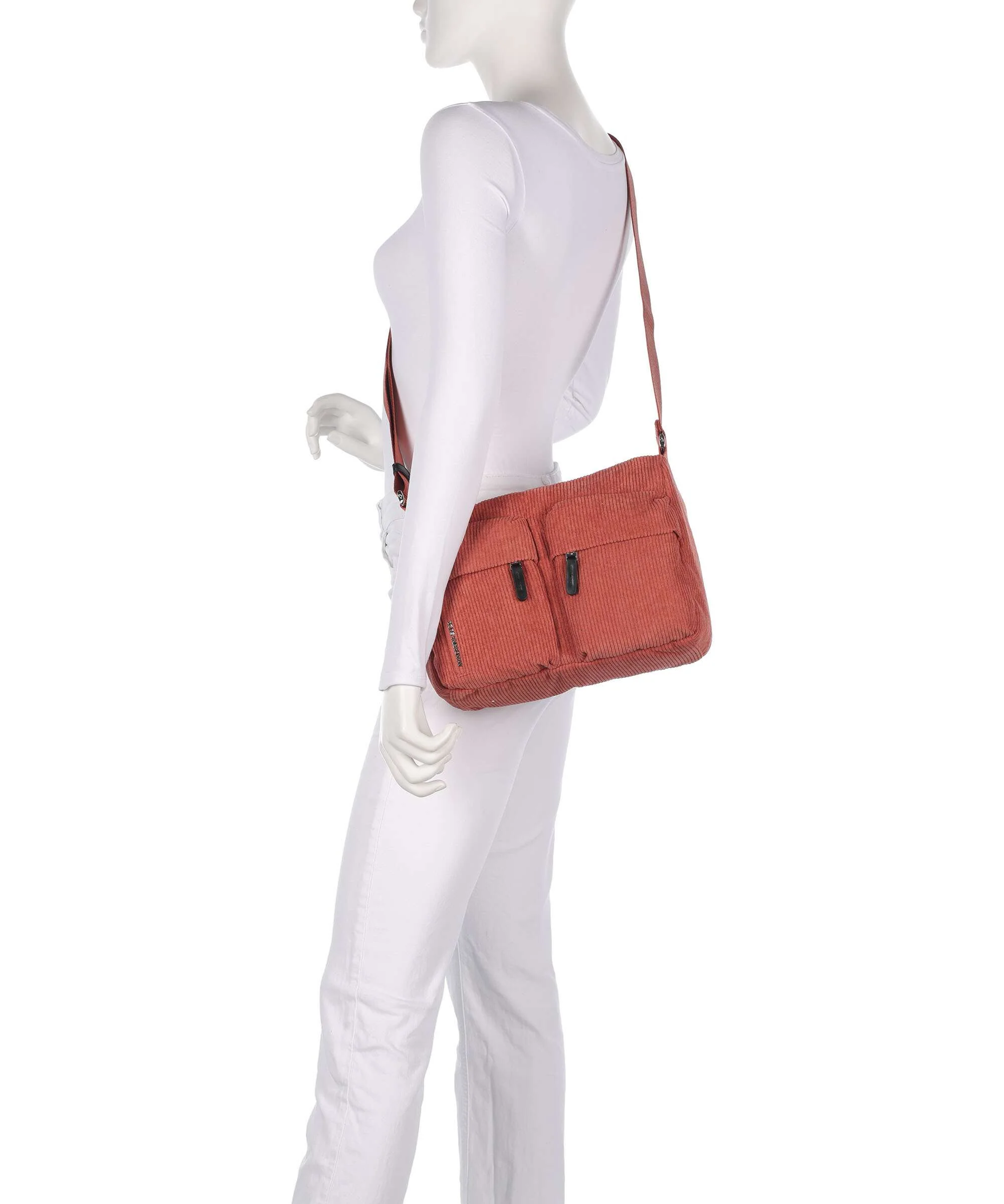 Mandarina Duck Hunter Velvet Sac bandoulière winter rose - Image 3