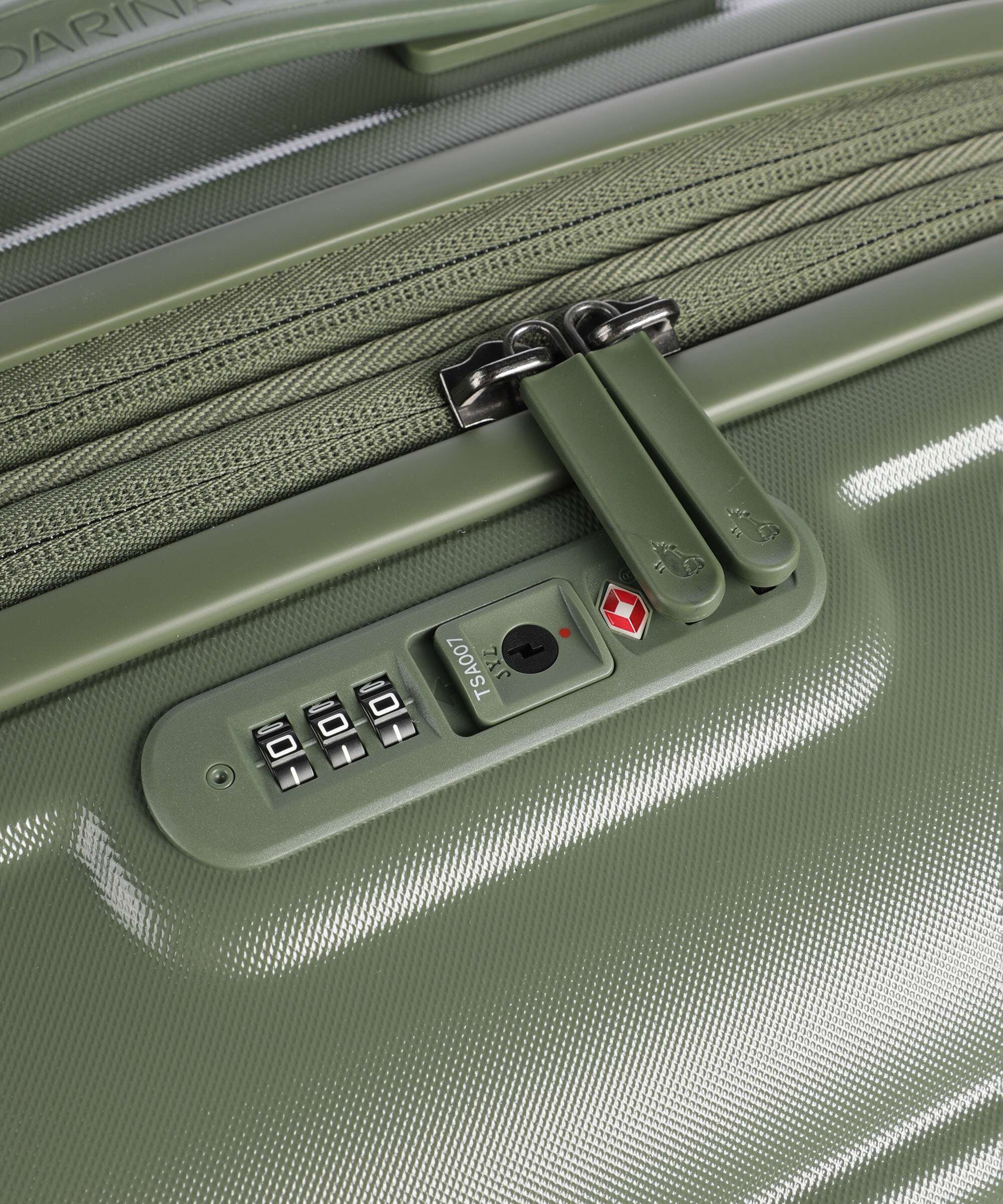 Mandarina Duck Logoduck+ Valise 4 roues pine green - Image 3