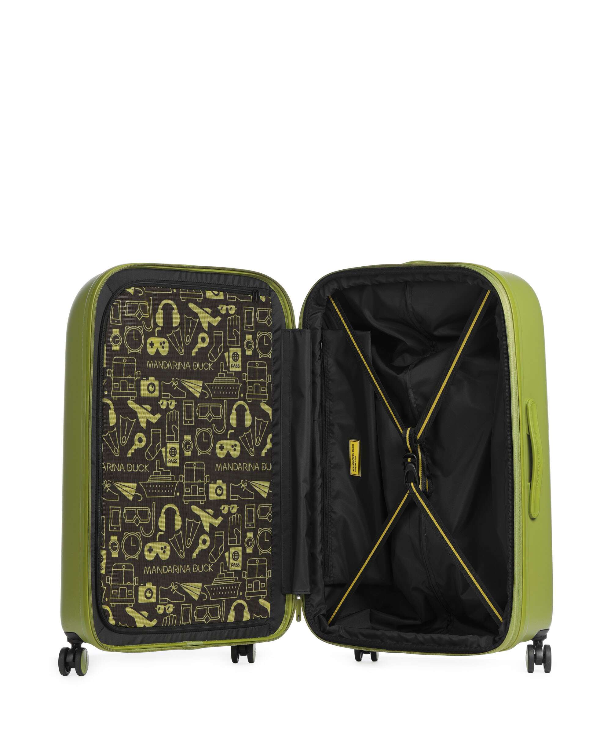 Mandarina Duck Logoduck+ Valise 4 roues winter olive - Image 6