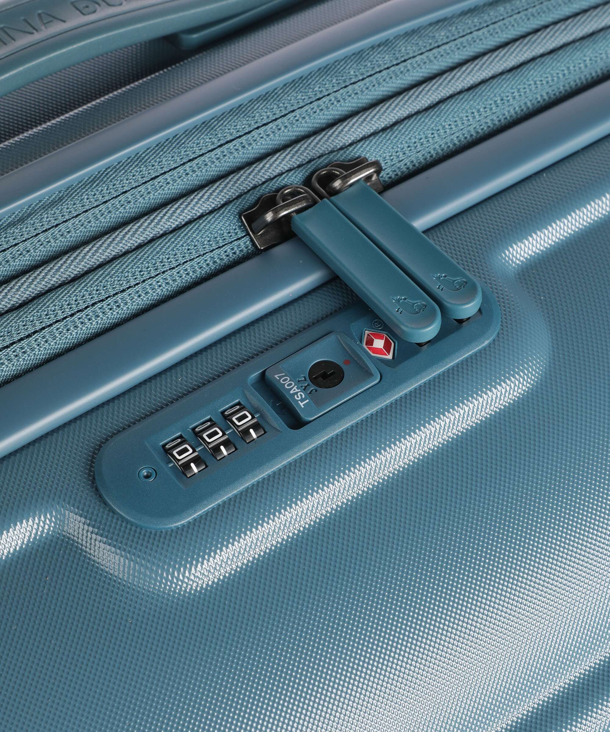 Mandarina Duck Logoduck+ Valise 4 roues tailor blue - Image 3