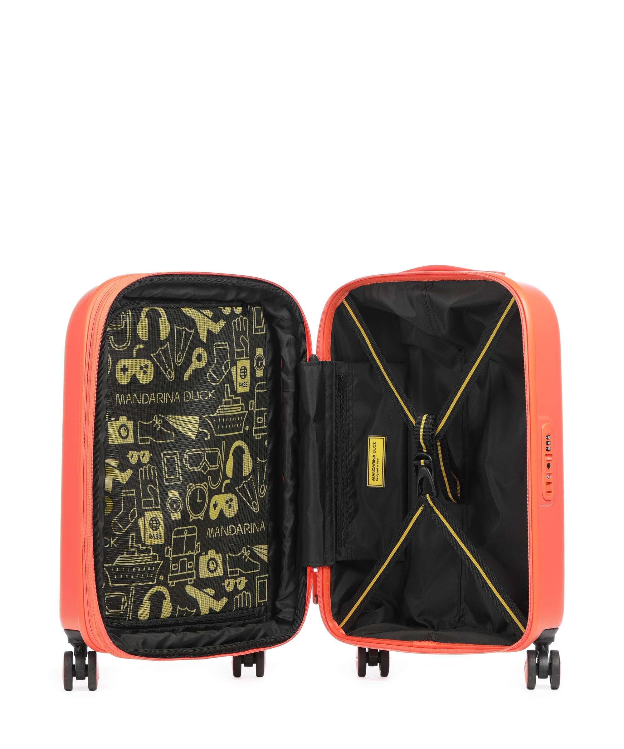 Mandarina Duck Logoduck+ Valise 4 roues pumpkin - Image 6