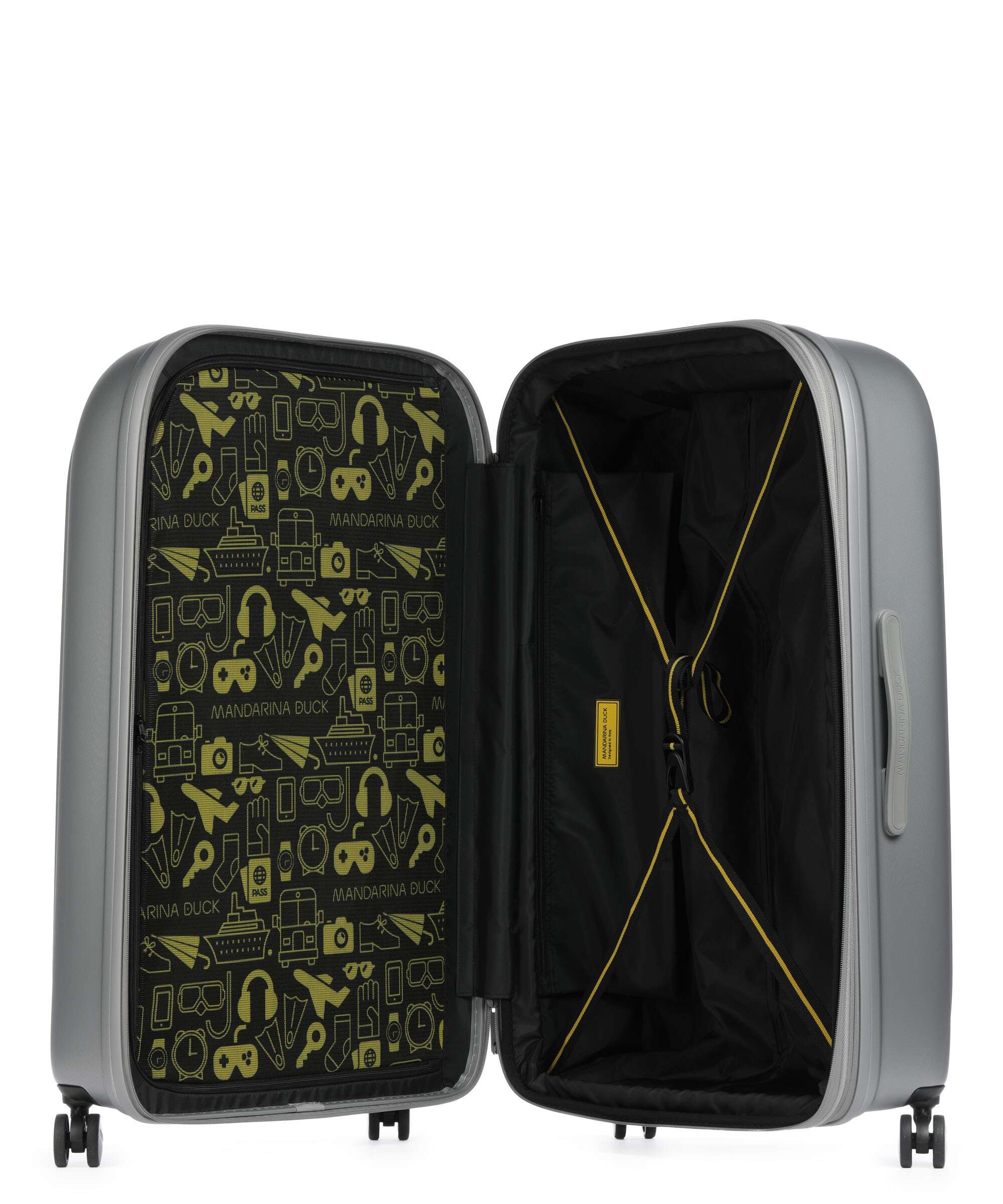 Mandarina Duck Logoduck+ Valise 4 roues silver - Image 6