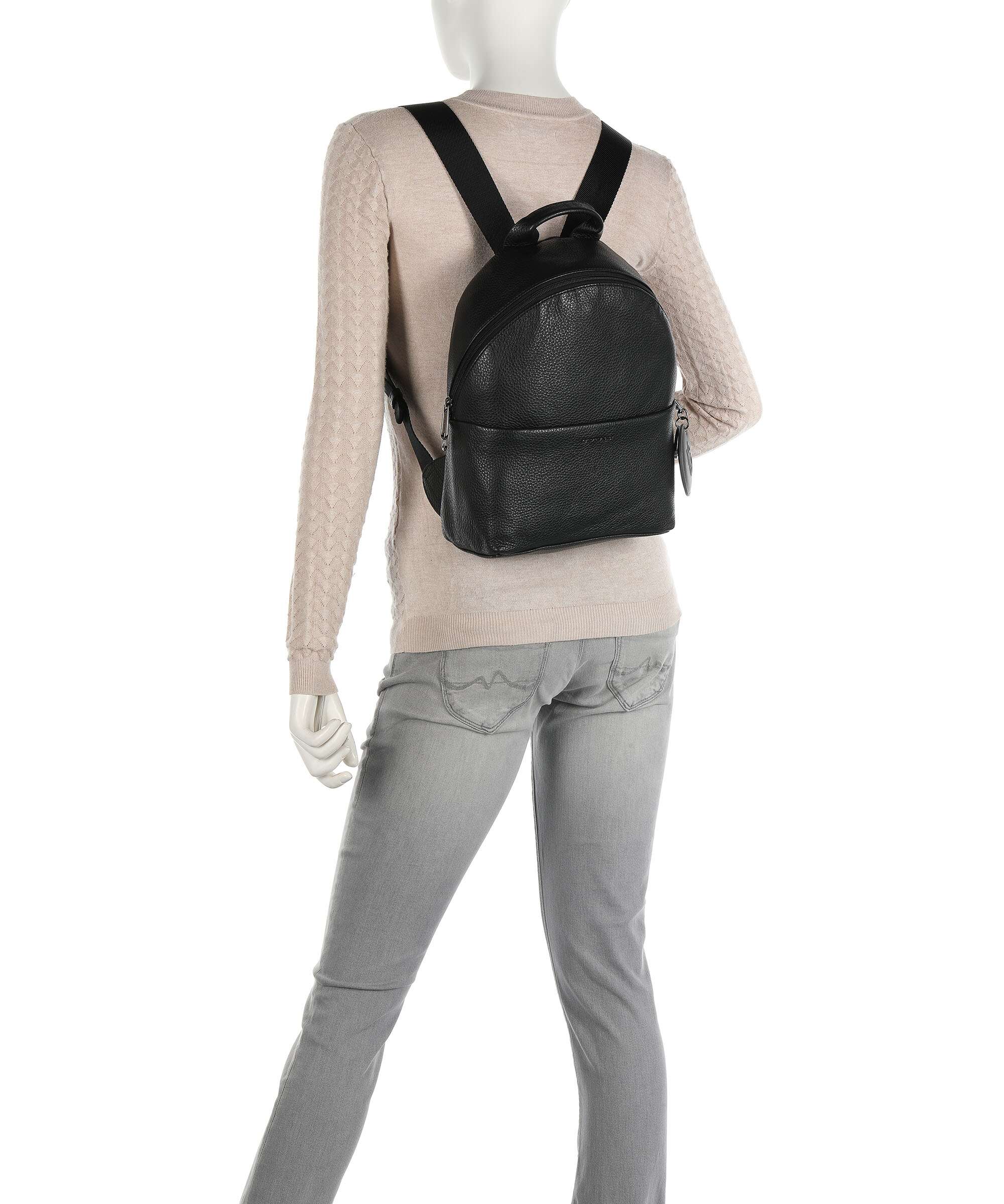 Mandarina Duck Mellow Leather Sac à dos nero - Image 3