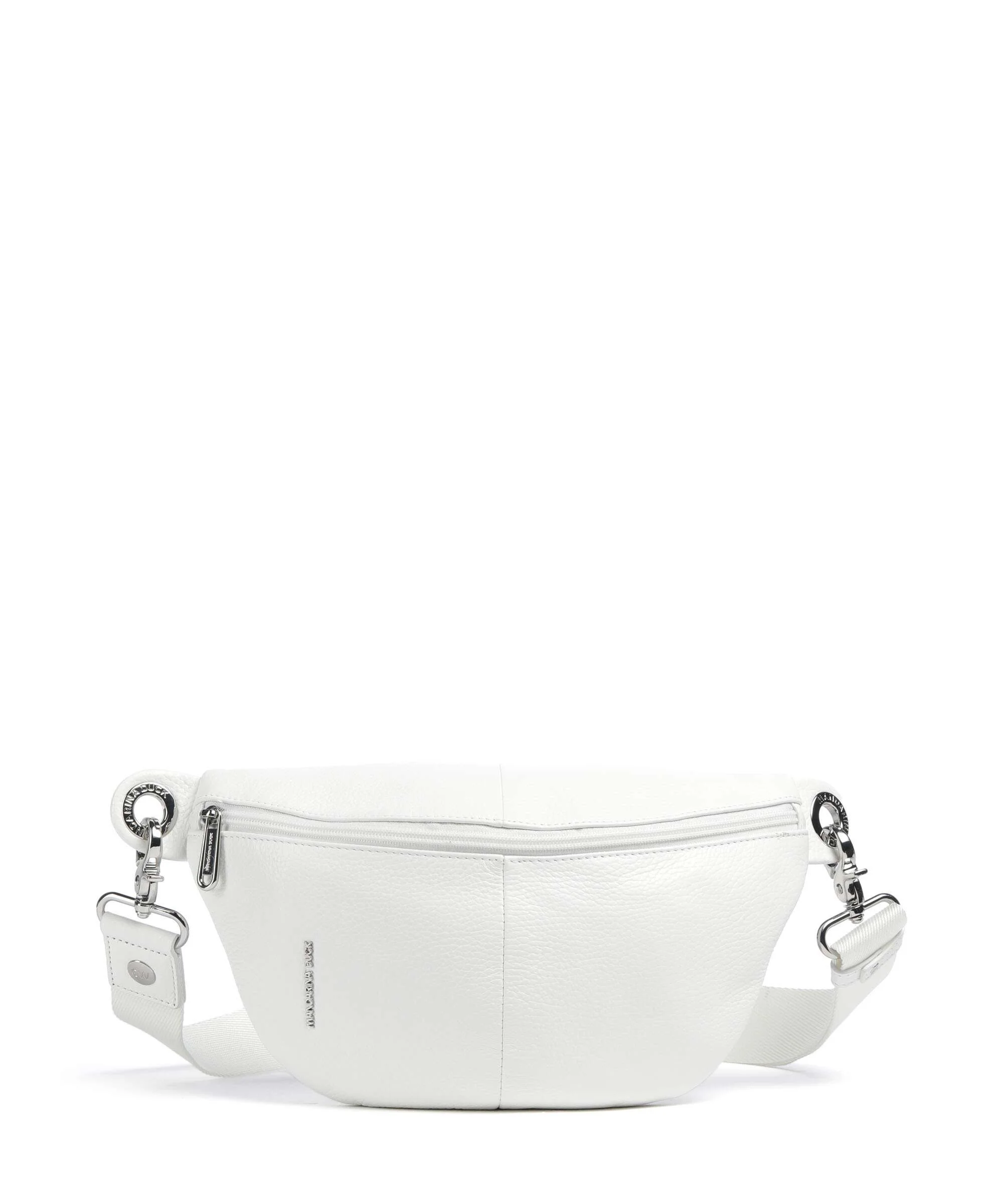 Mandarina Duck Mellow Leather Sac banane blanc