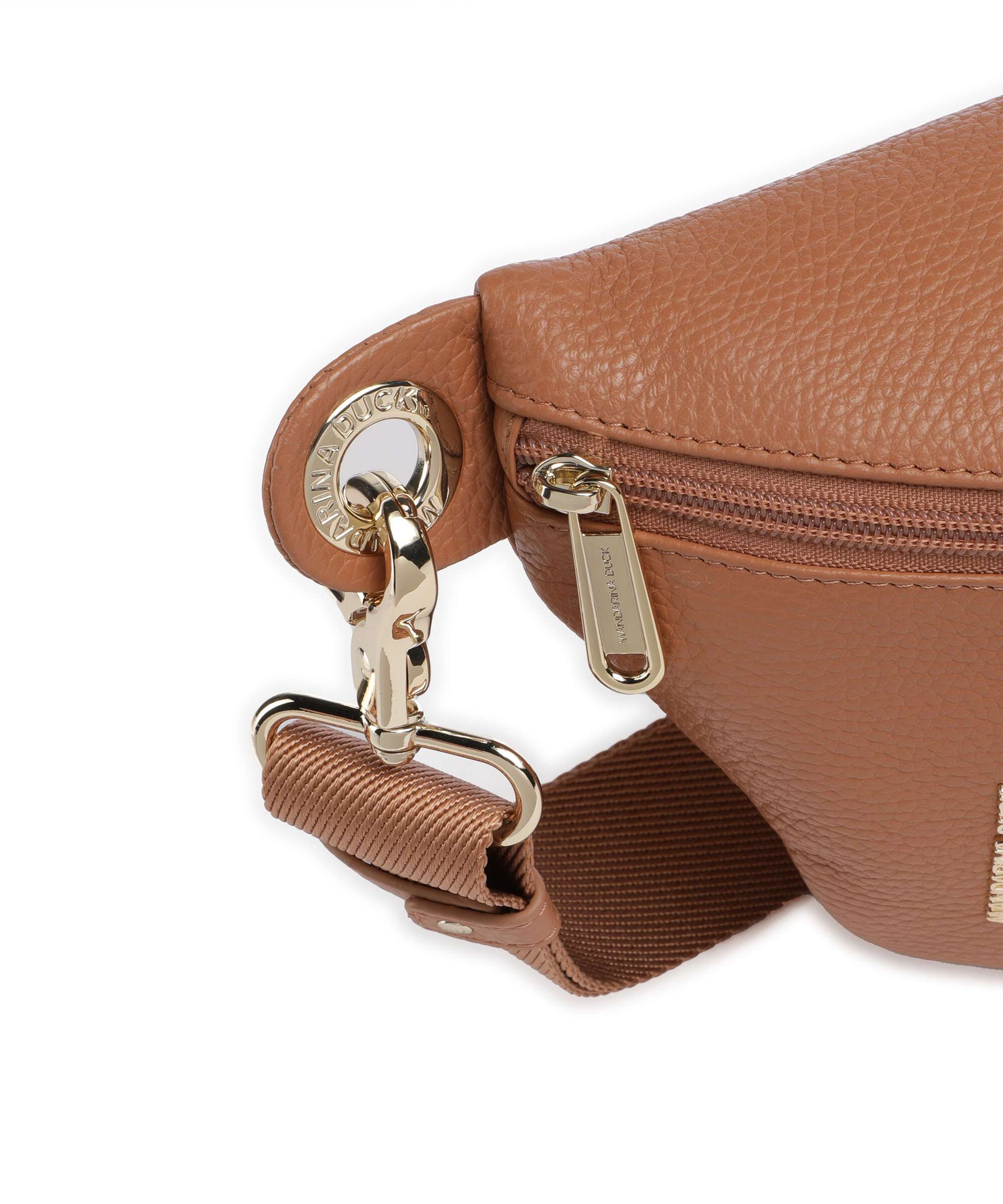 Mandarina Duck Mellow Leather Sac banane pecan nut - Image 4
