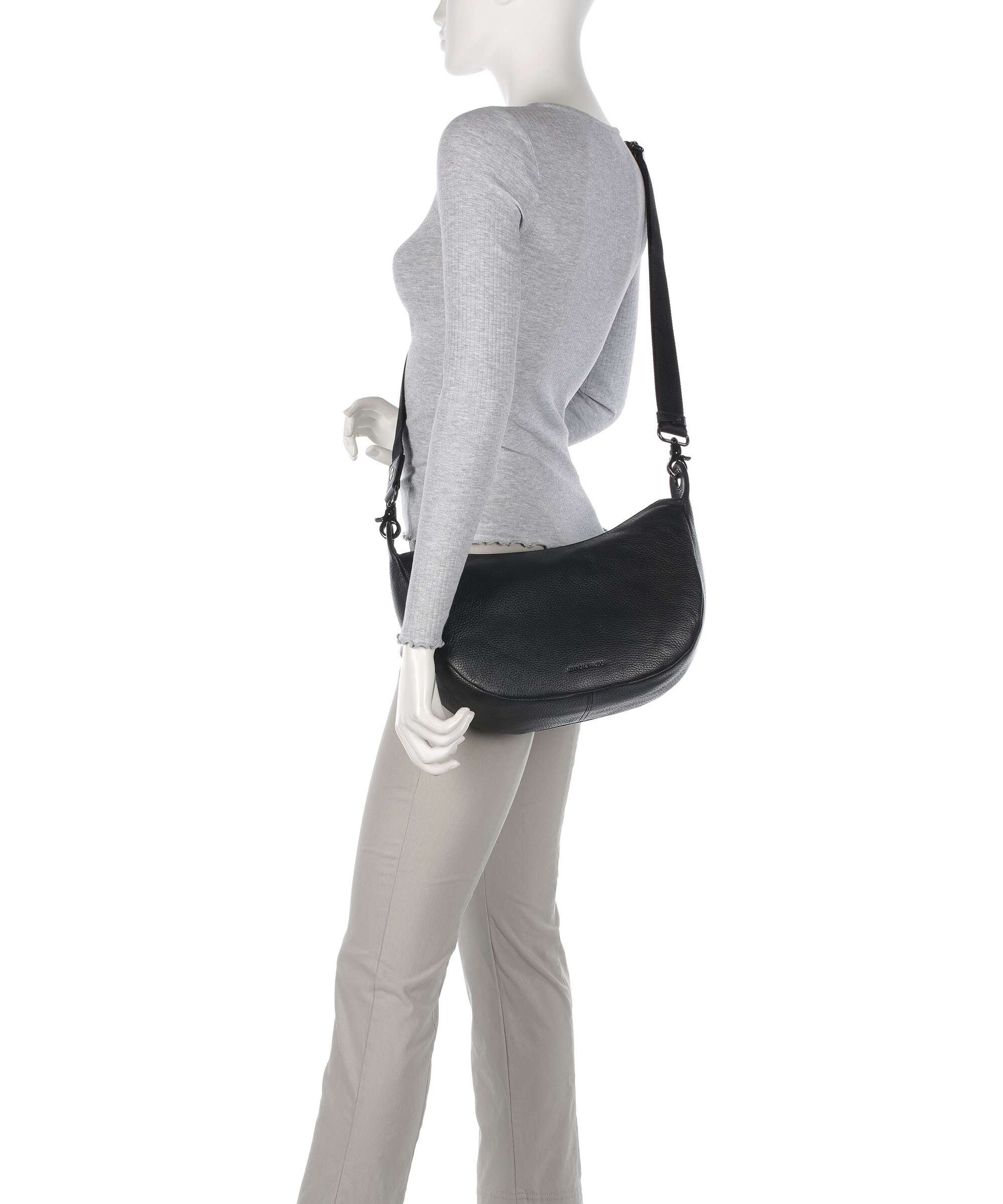 Mandarina Duck Mellow Leather Sac porté épaule nero - Image 3