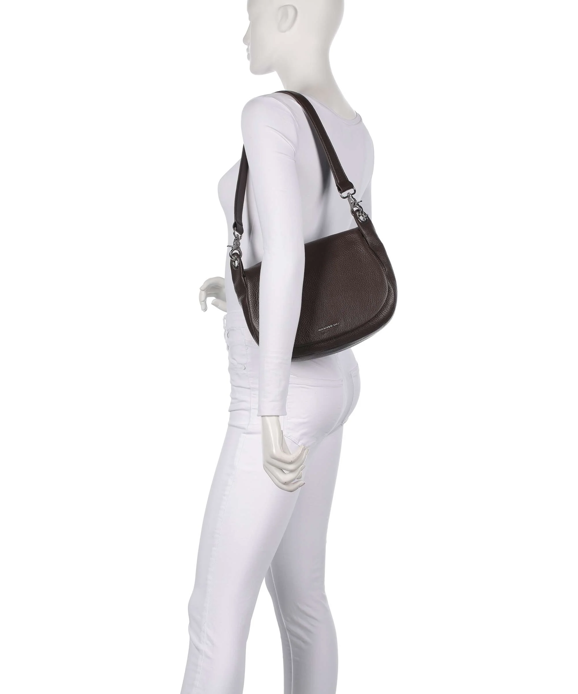 Mandarina Duck Mellow Leather Sac porté épaule espresso - Image 3