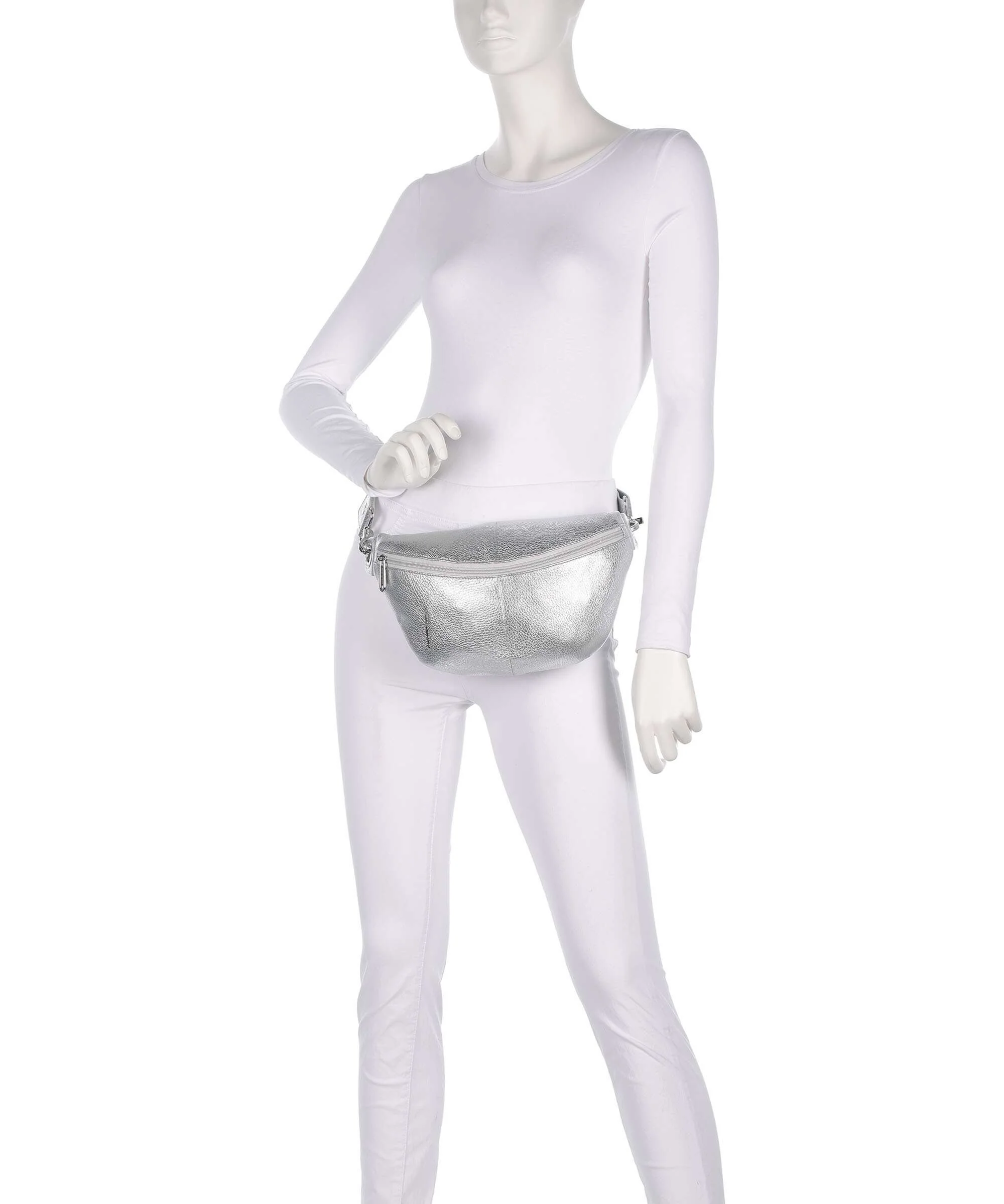 Mandarina Duck Mellow Metal Sac banane silver - Image 4