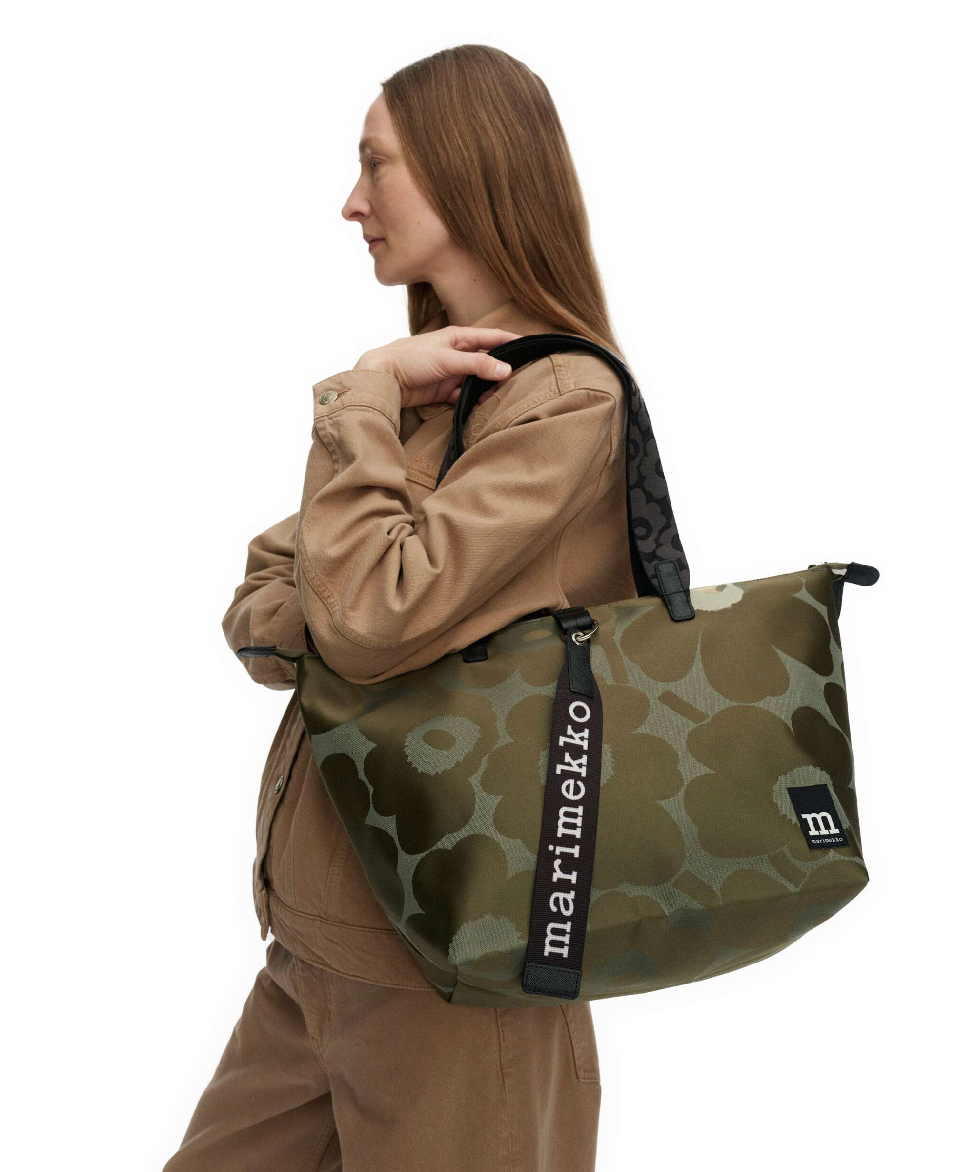 Marimekko All Day Unikko Cabas green/light green - Image 3