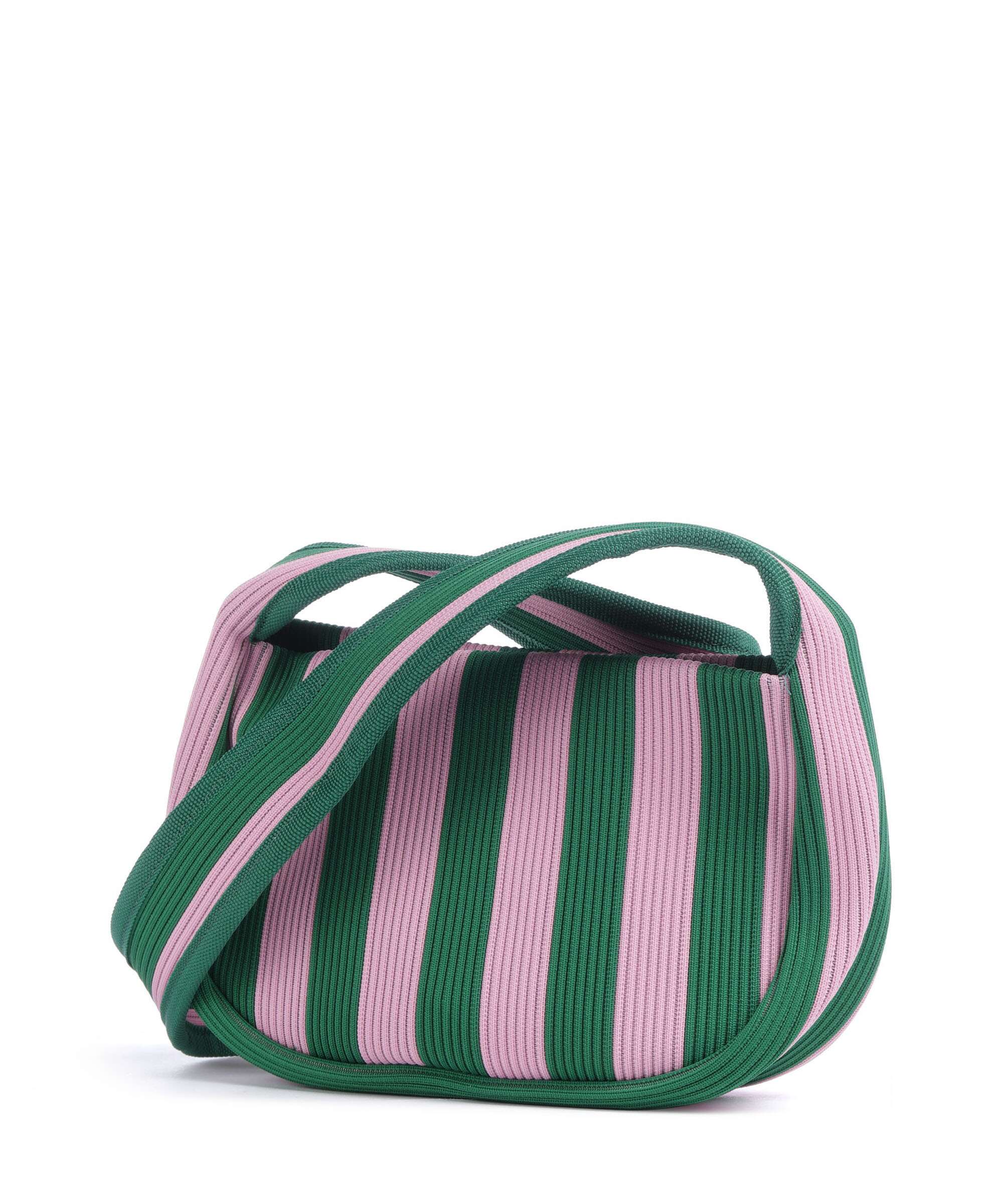 Marimekko Knitted Merirosvo Sac porté épaule pink/dark green - Image 2