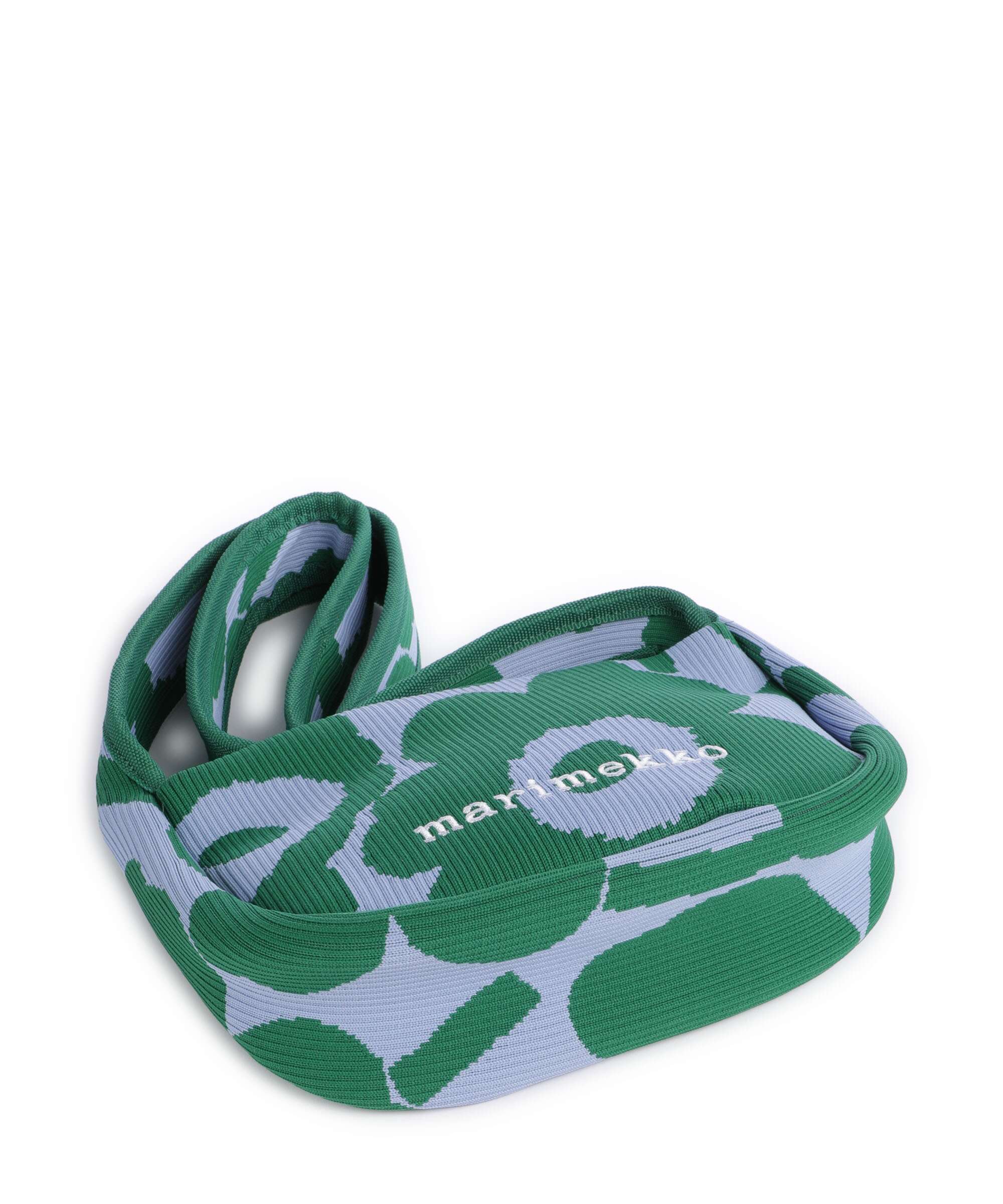 Marimekko Knitted Unikko Sac porté épaule dark green/blue - Image 4