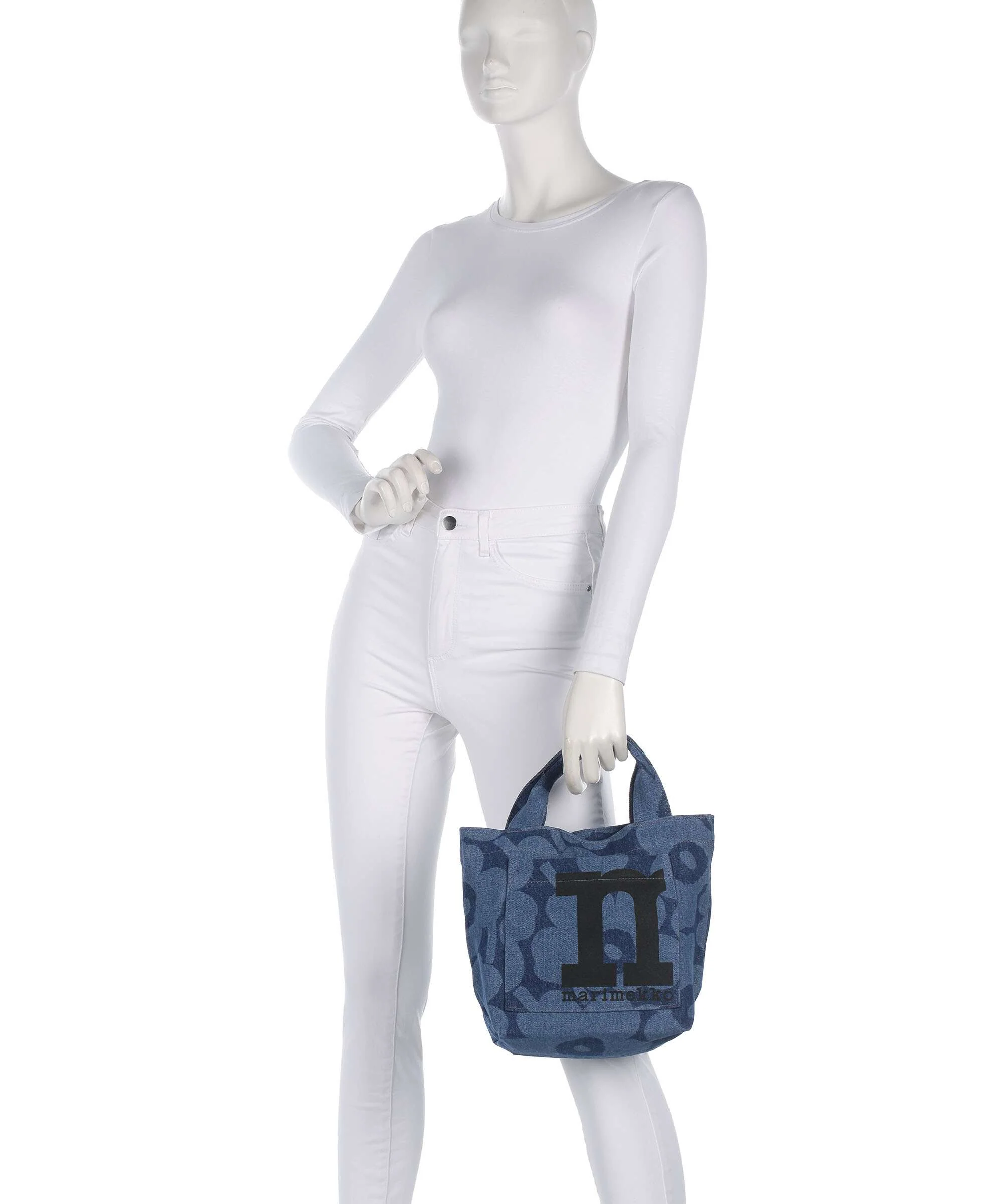 Marimekko Mono Unikko Mini Sac à main mid indigo - Image 3