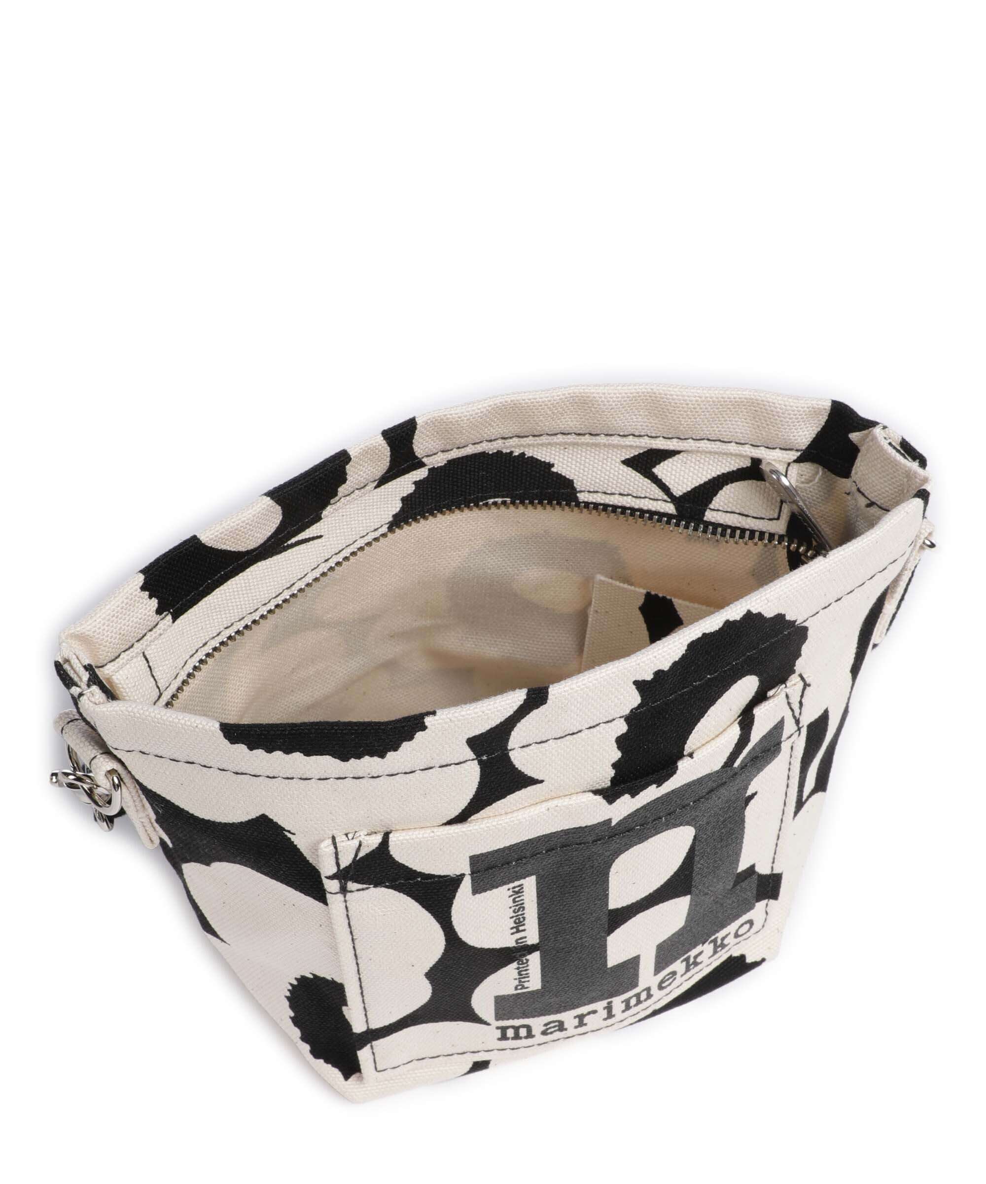 Marimekko Mono Unikko Mini Sac bandoulière cotton/black - Image 6
