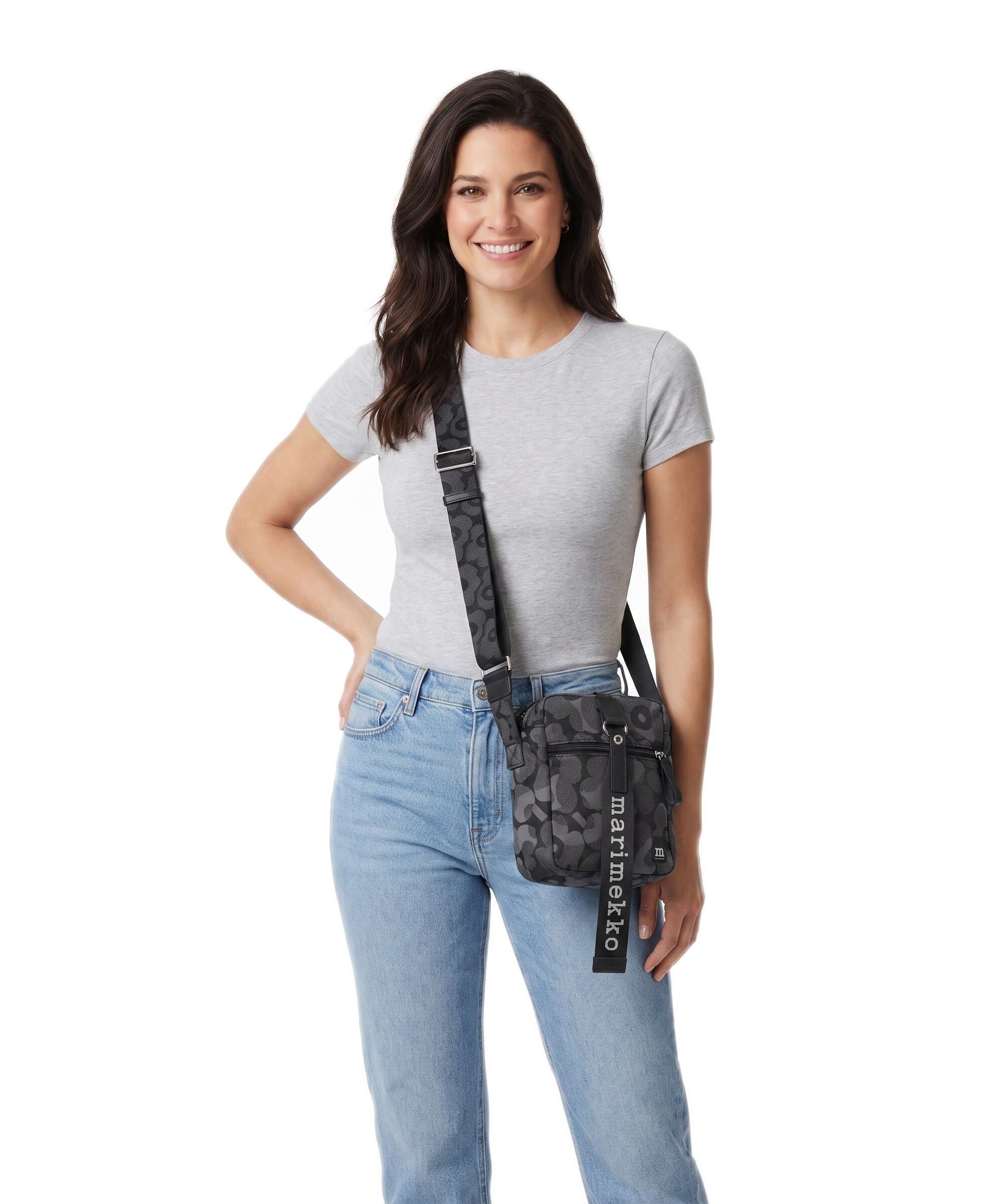 Marimekko Wear All Day Unikko Sac bandoulière grey/dark grey - Image 3