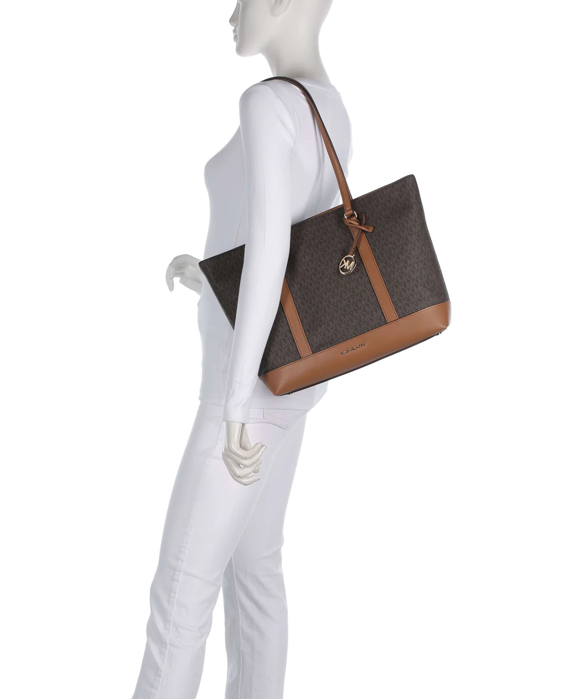 Michael Kors Andie Medium Cabas brown/acorn - Image 3