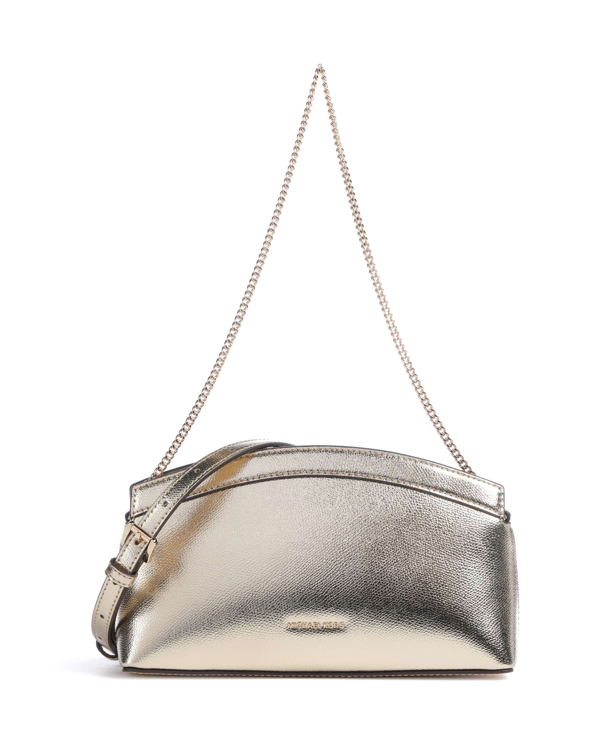 Michael Kors Athena Dome Chain Small Sac porté épaule pale gold