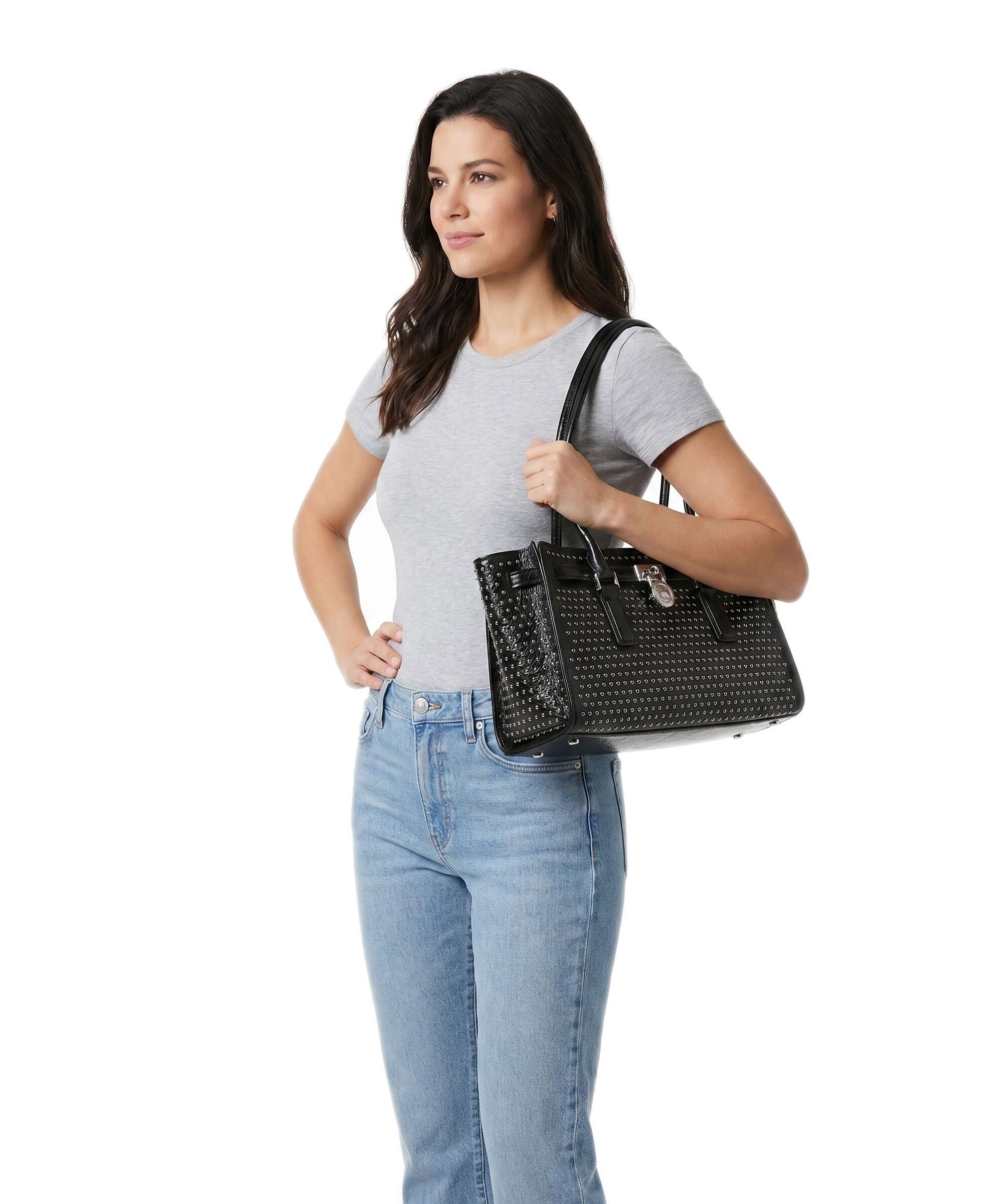 Michael Kors Hamilton Moderne Small Sac porté épaule black - Image 3