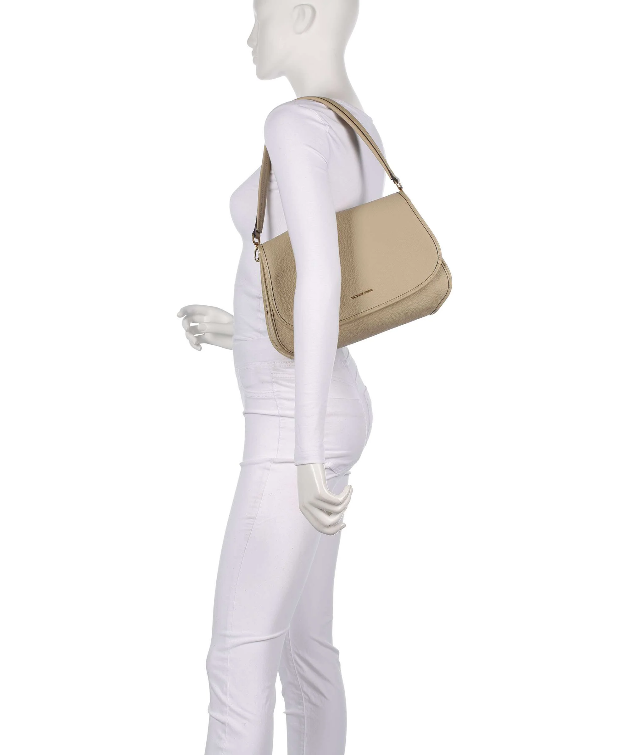 Michael Kors Holmes Medium Sac porté épaule khaki - Image 3