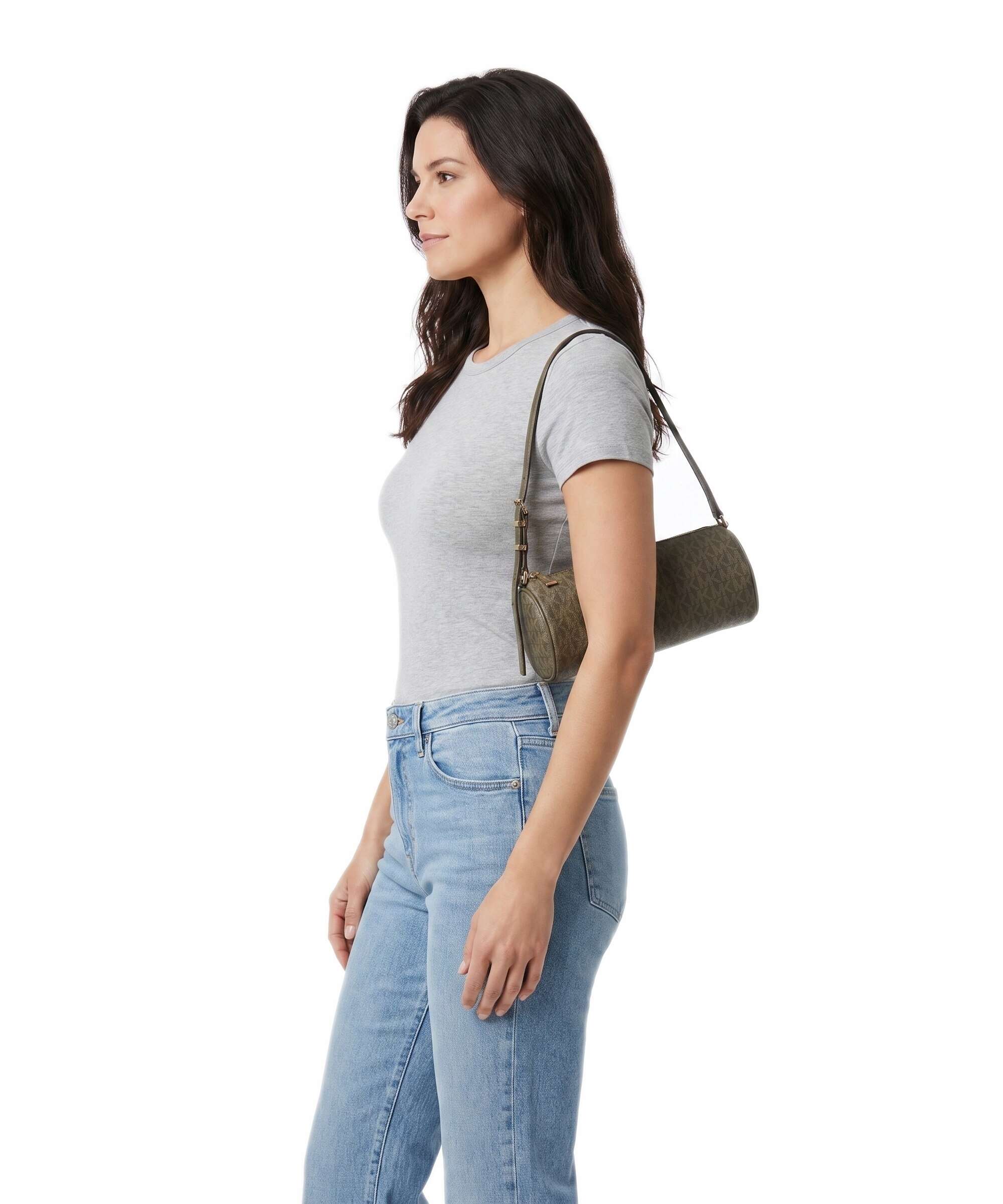Michael Kors Izzy Small Sac porté épaule loden - Image 3