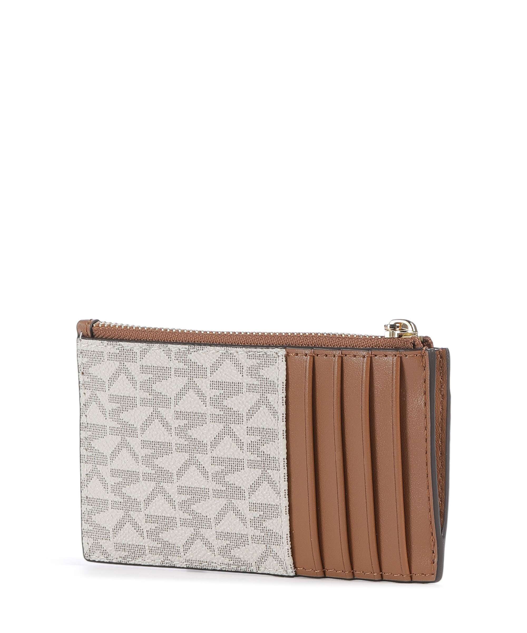 Michael Kors Jet Set Étui à cartes crédit vanilla/acorn - Image 2
