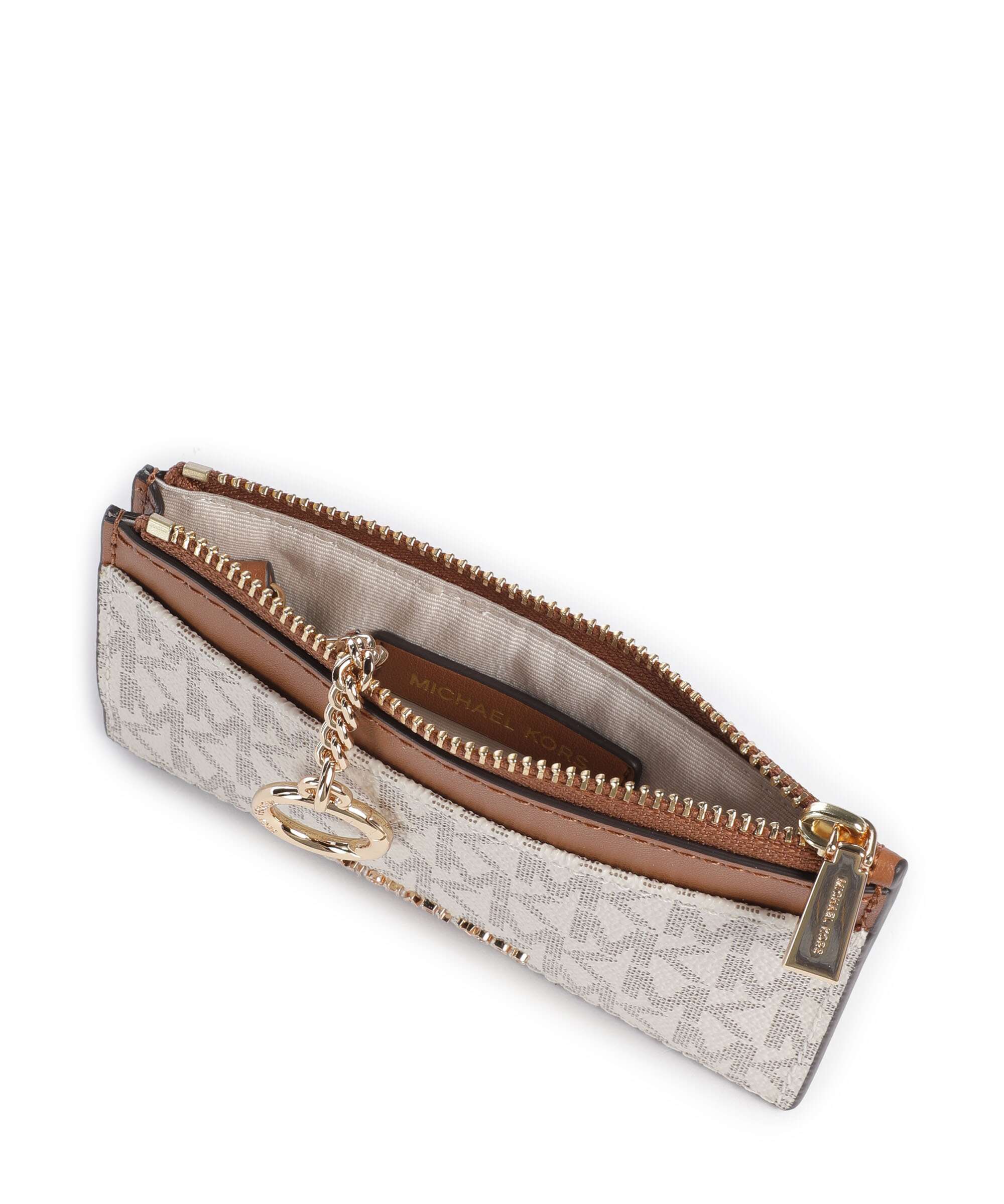 Michael Kors Jet Set Étui à cartes crédit vanilla/acorn - Image 4