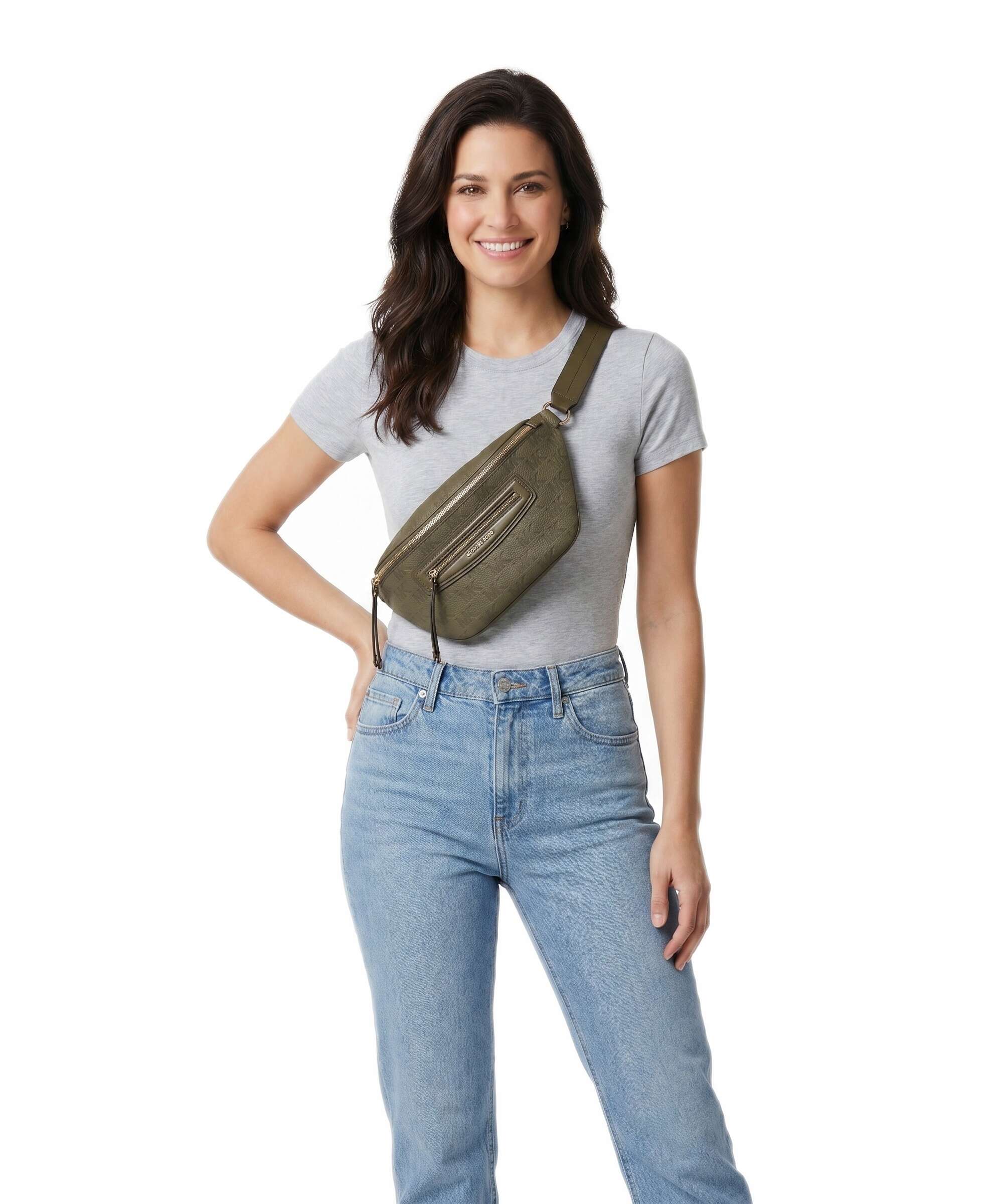 Michael Kors Jet Set Travel Medium Sac banane loden - Image 3