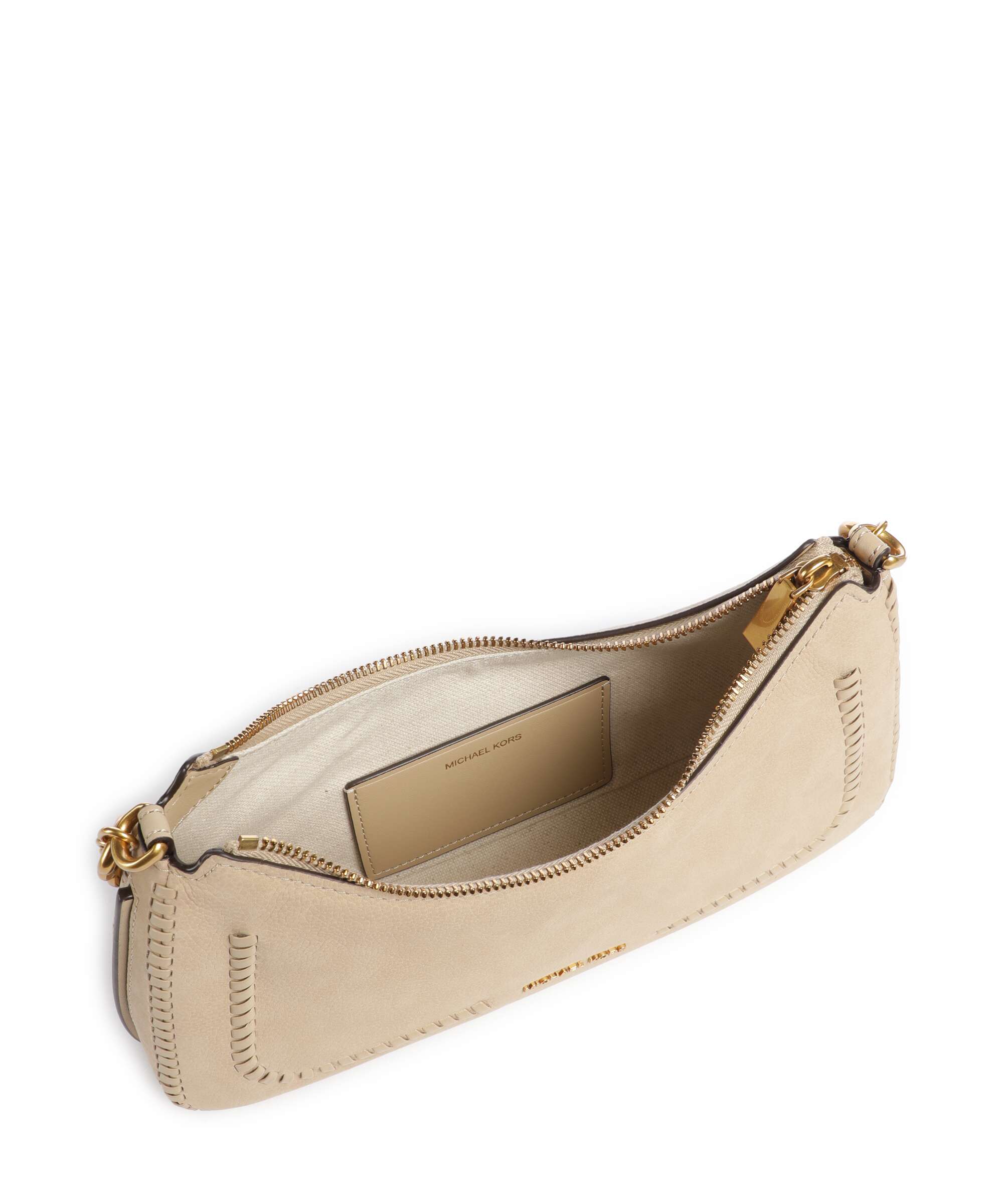 Michael Kors Nolita Medium Sac porté épaule khaki - Image 6