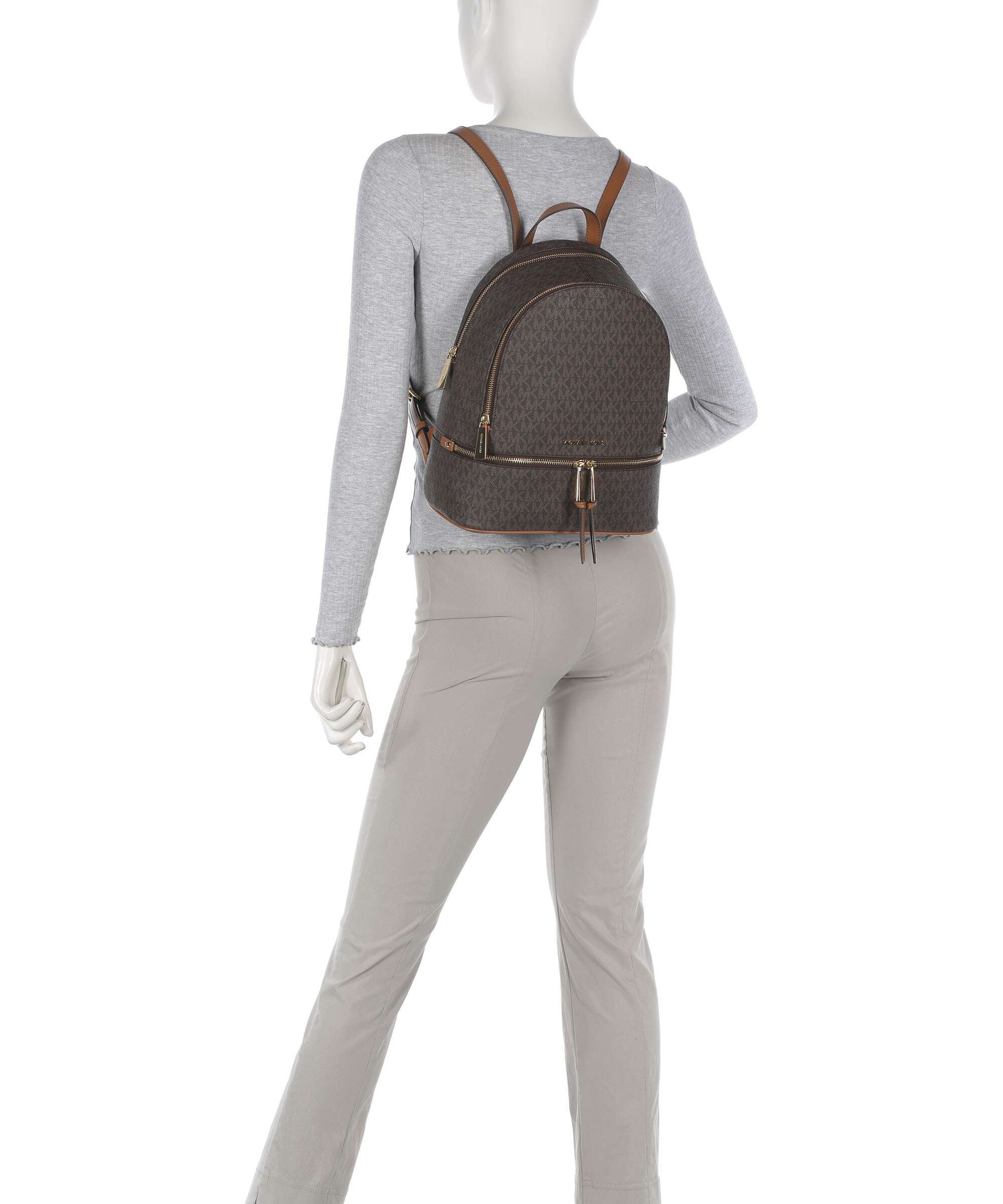 Michael Kors Rhea Zip Sac à dos brown - Image 3