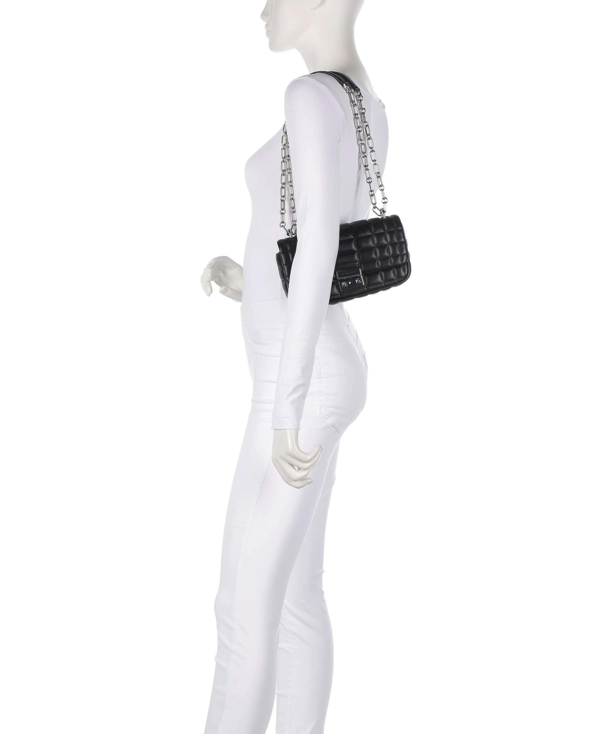 Michael Kors Tribeca Small Sac porté épaule black - Image 3