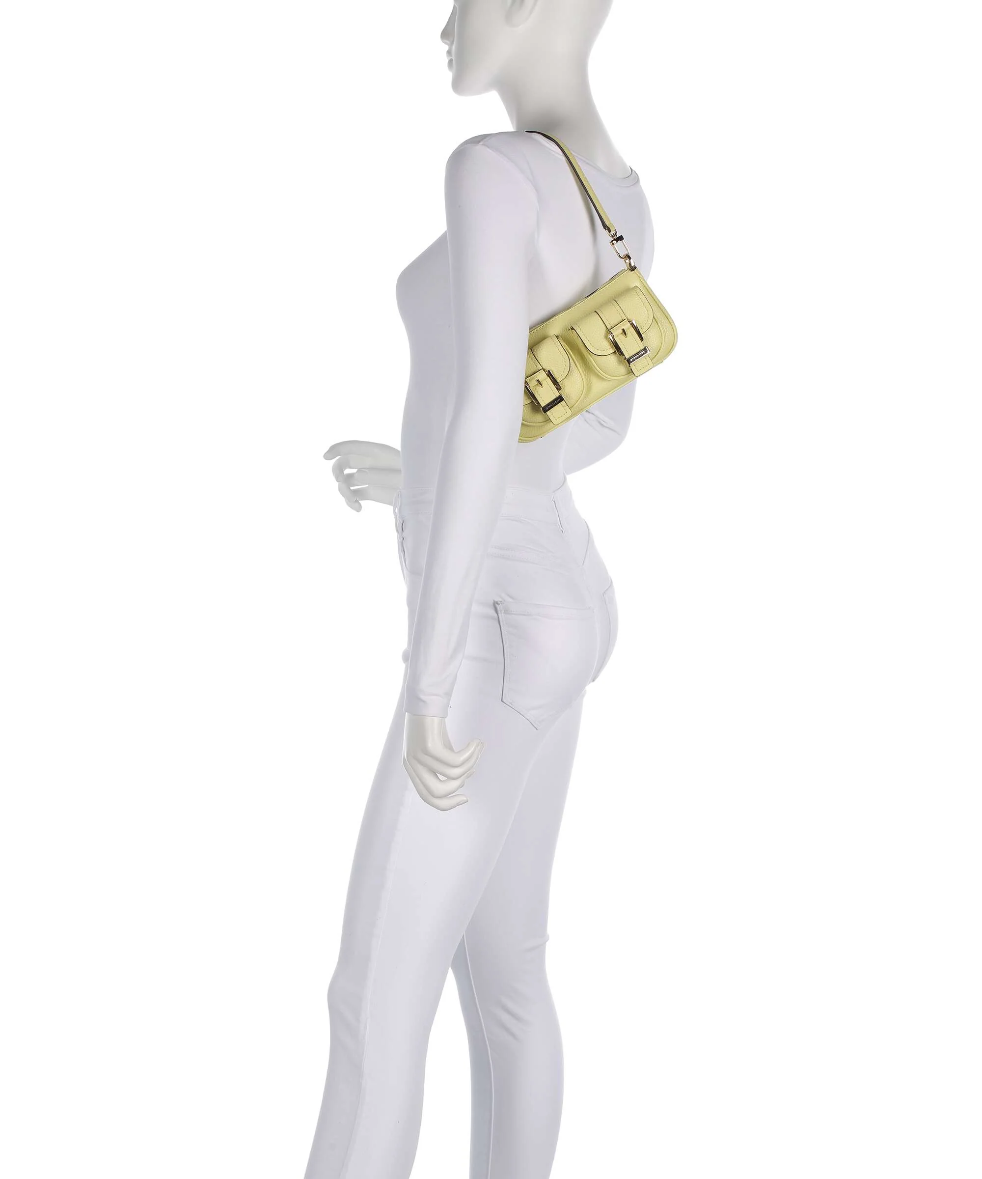 Michael Kors Zoe Small Sac porté épaule lemon - Image 3