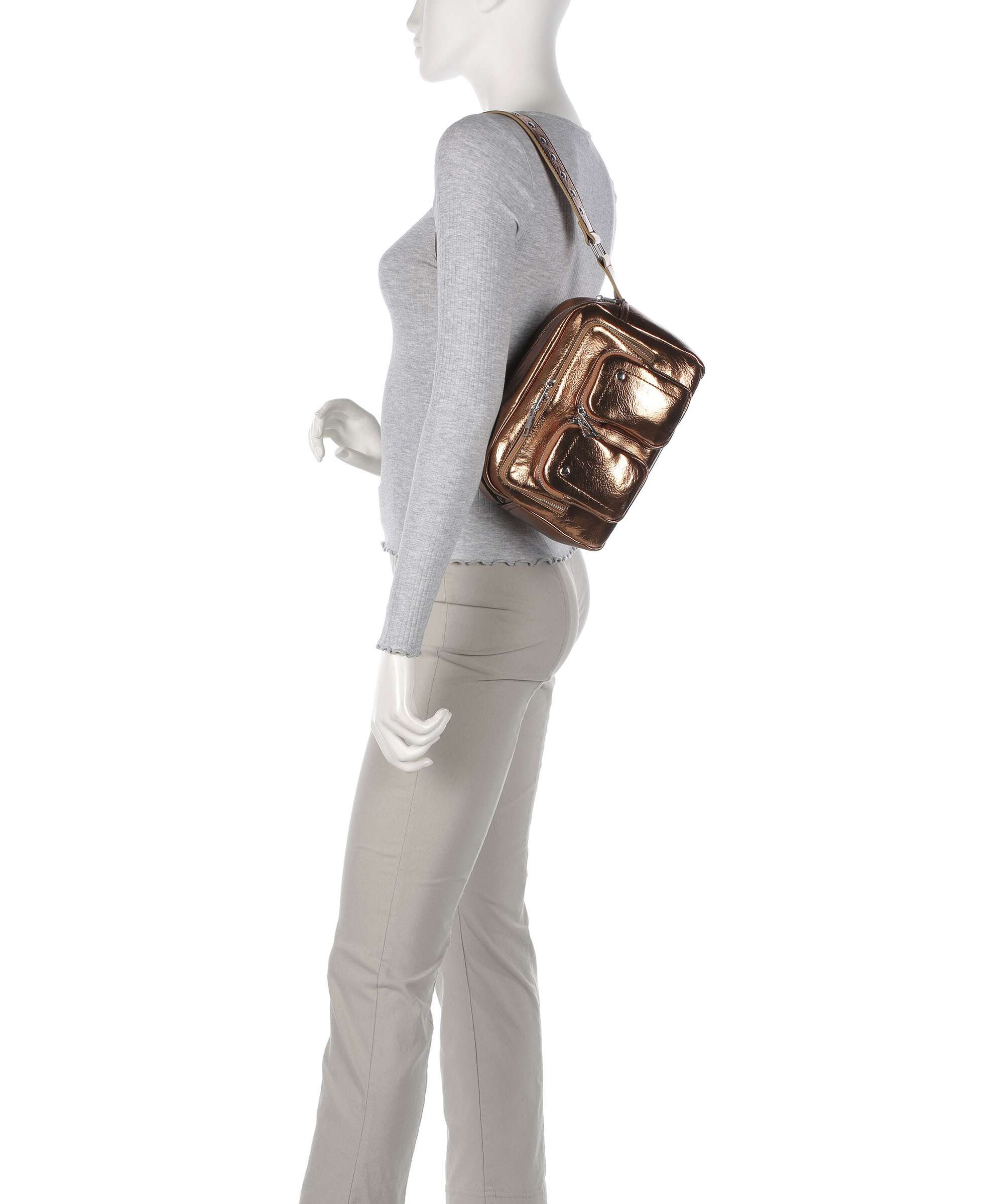 Núnoo Recycled Cool Ellie Sac porté épaule bronze - Image 3