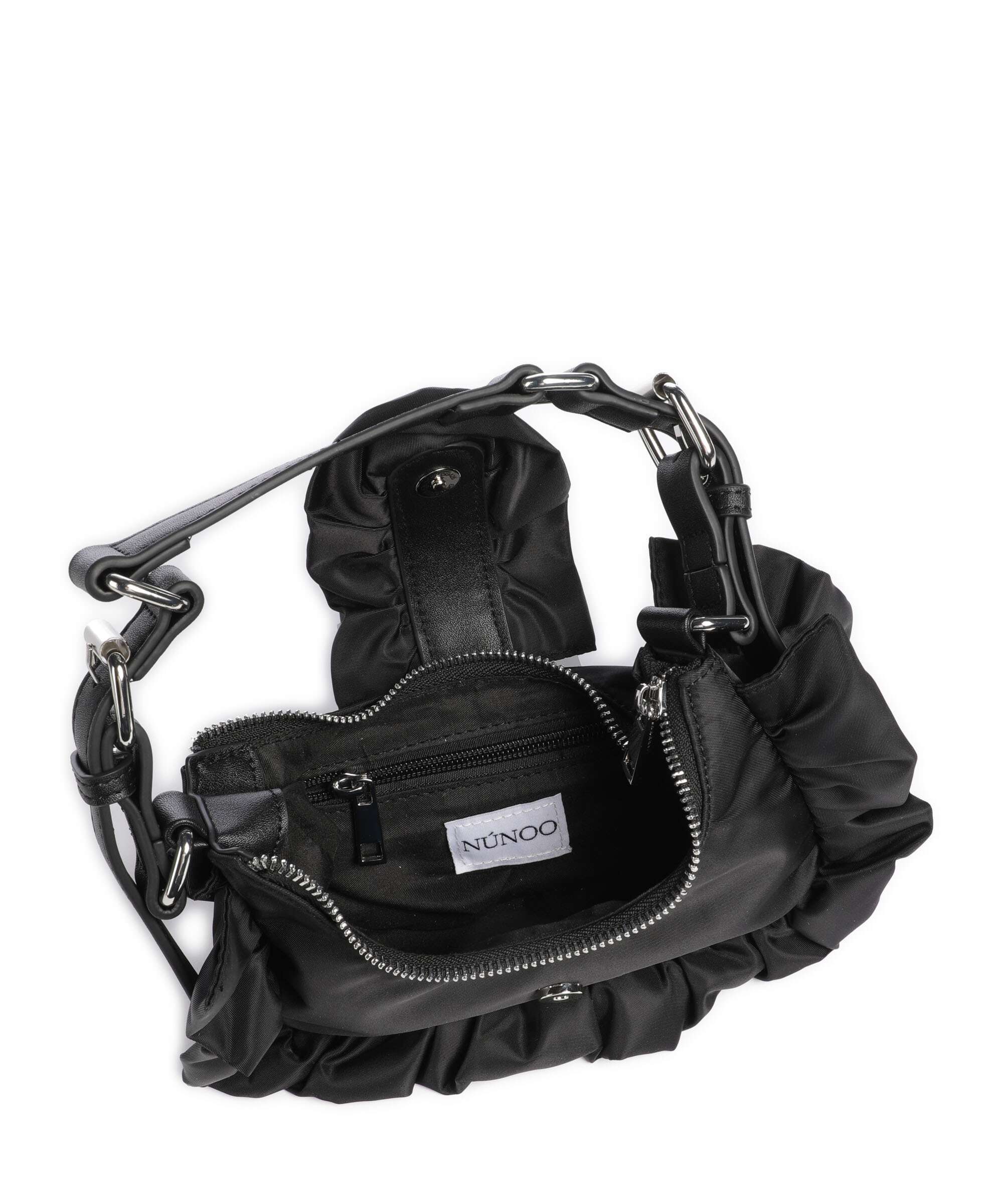 Núnoo Recycled Nylon Palma Sac porté épaule black - Image 6