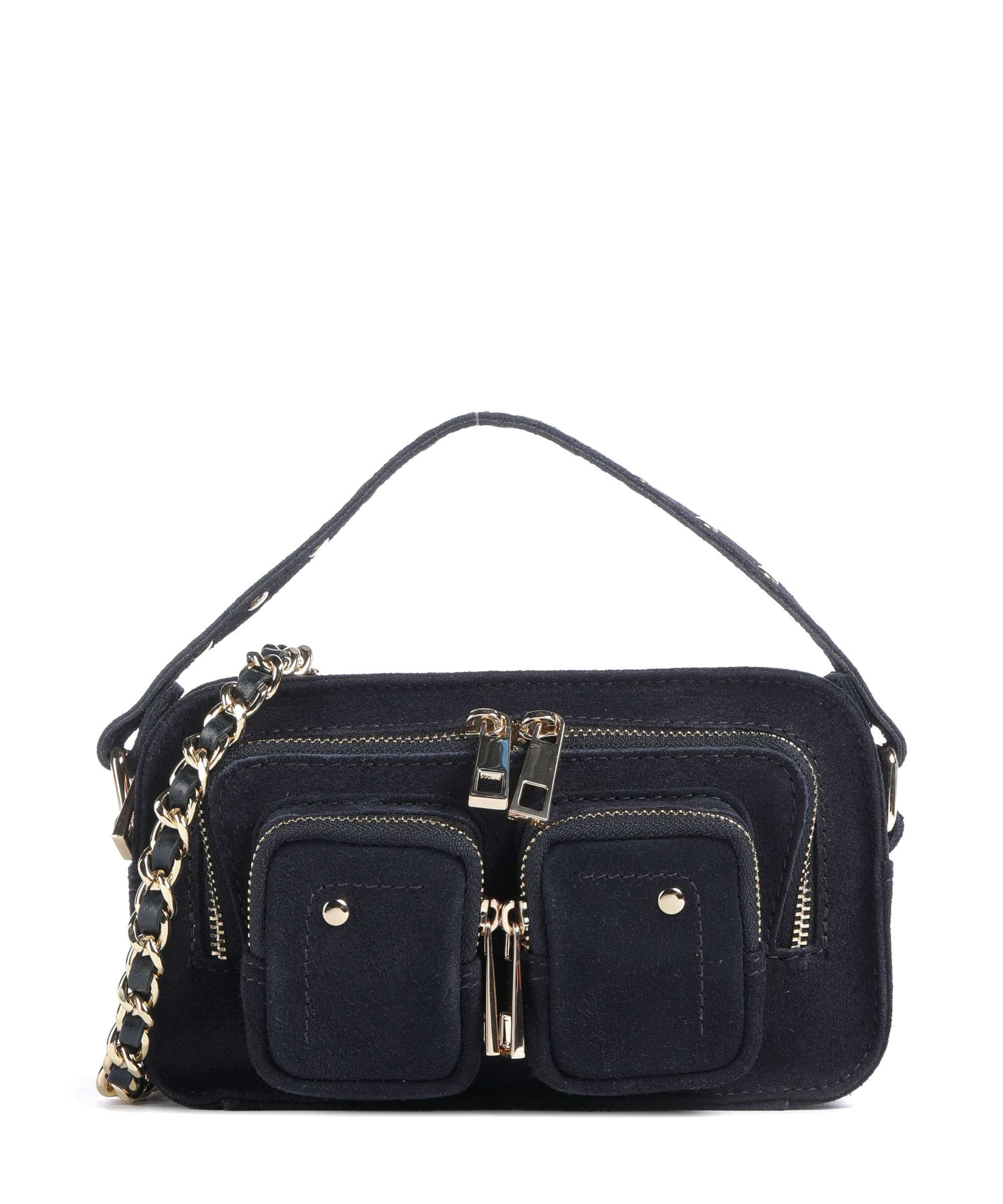 Núnoo Suede Helena Sac bandoulière navy