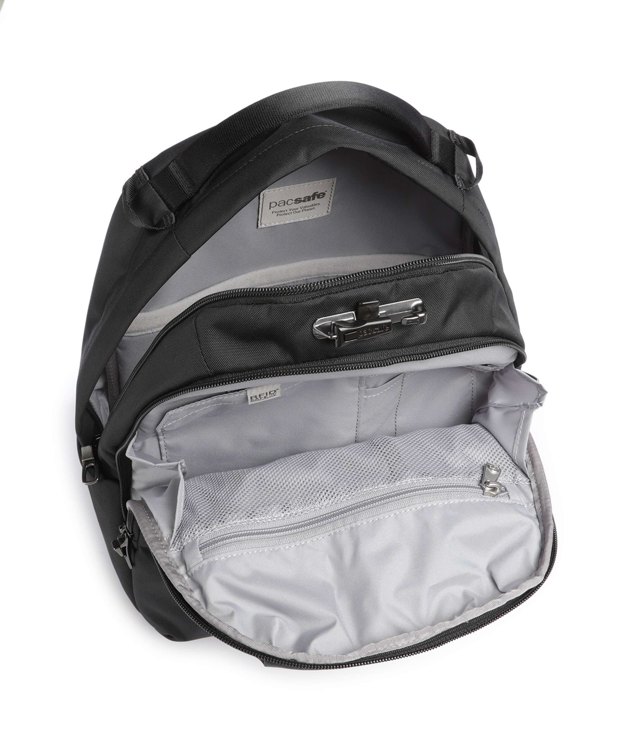 Pacsafe V 16 Sac à dos jet black - Image 7