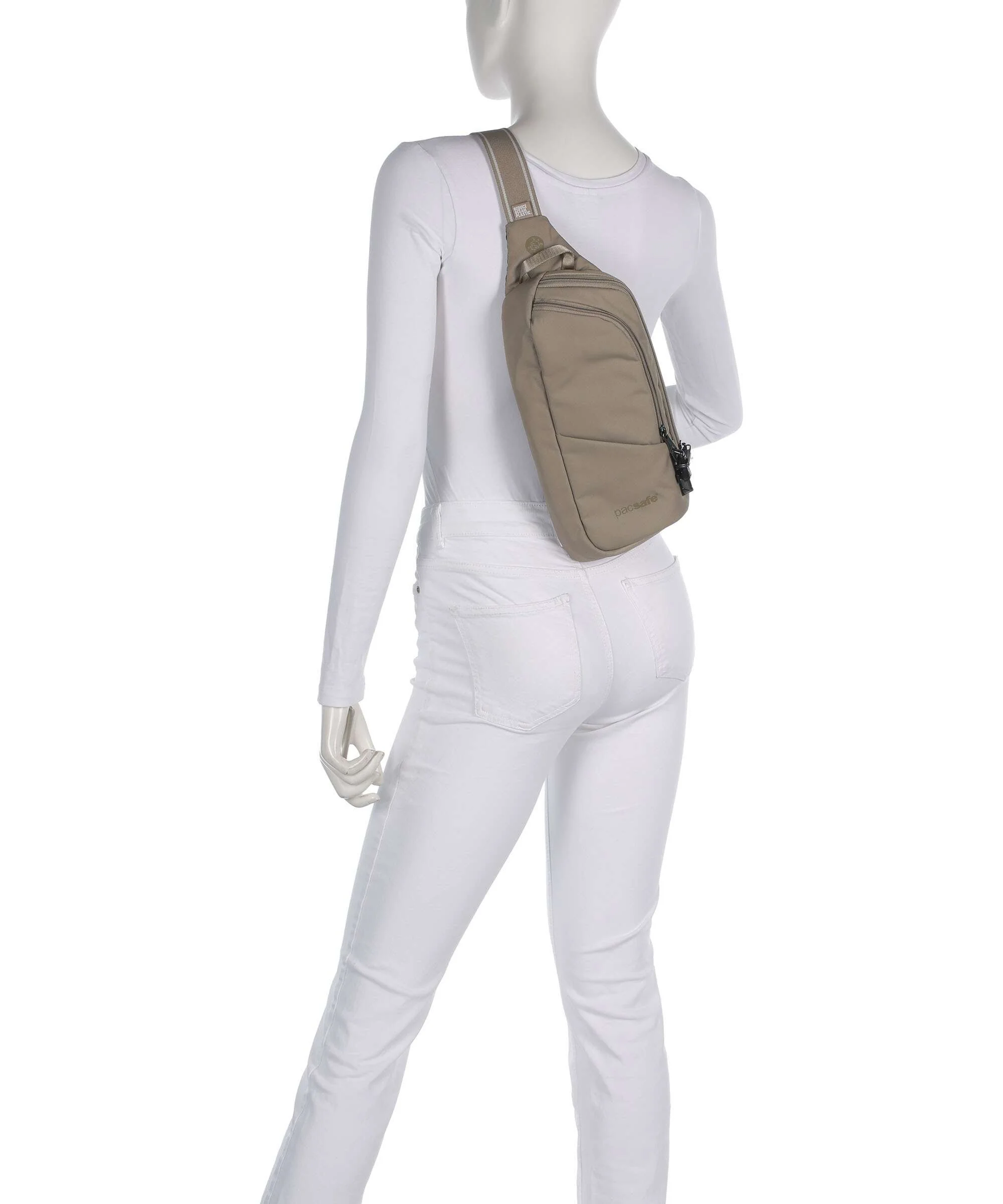Pacsafe V Sac sling beige - Image 3