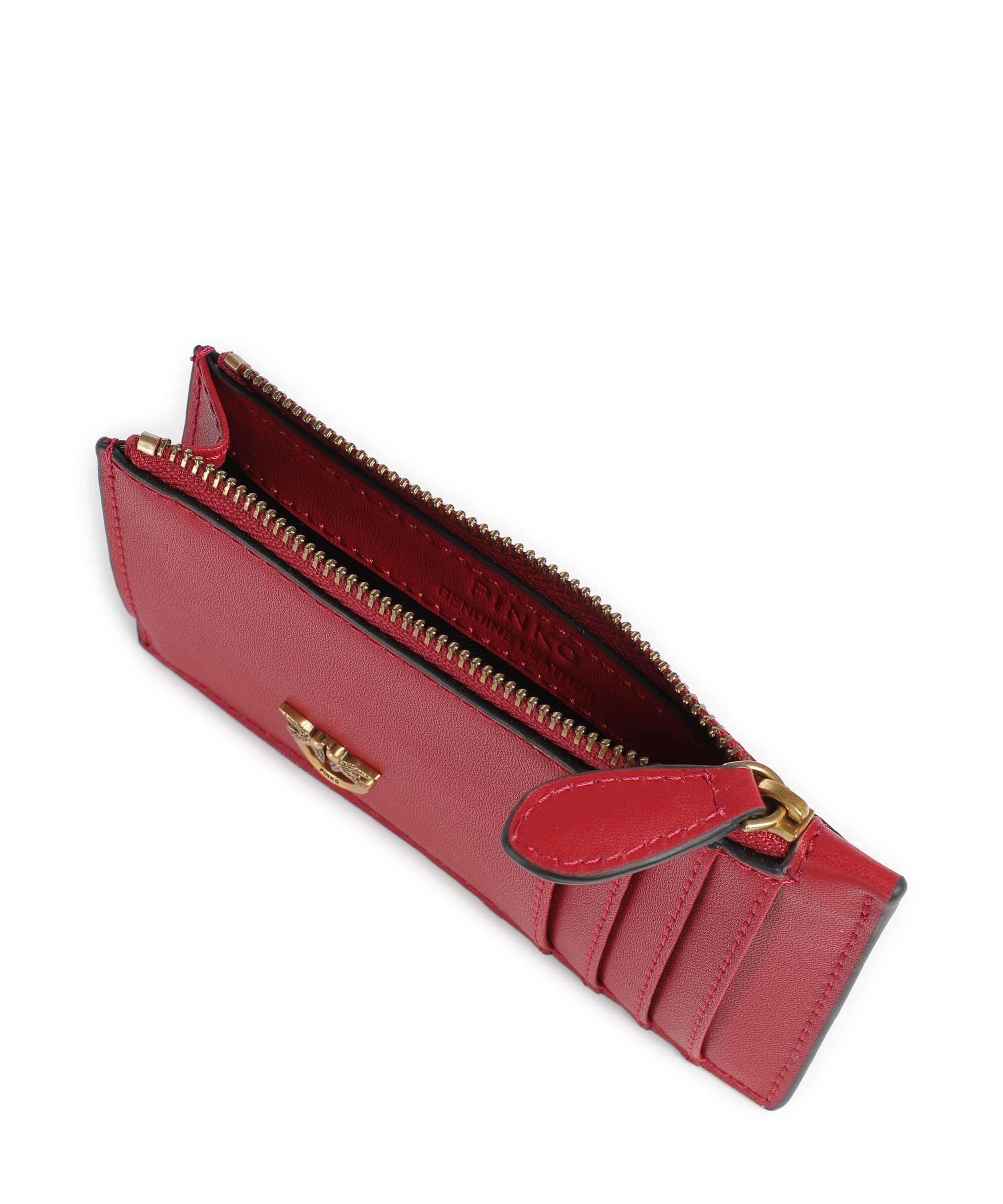 Pinko Airone Étui à cartes crédit rosso rio/antique gold - Image 4