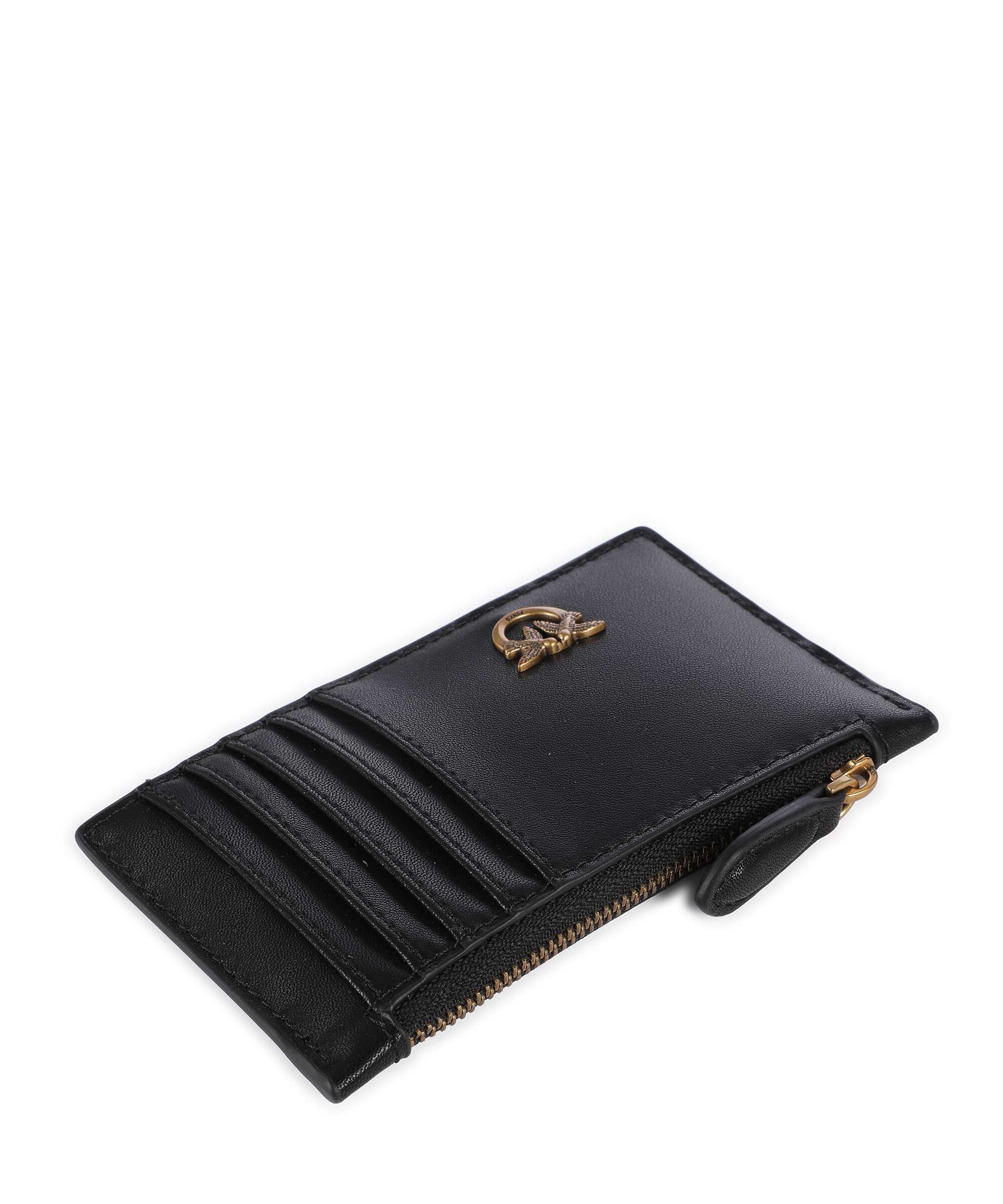 Pinko Airone Étui à cartes crédit nero/antique gold - Image 3