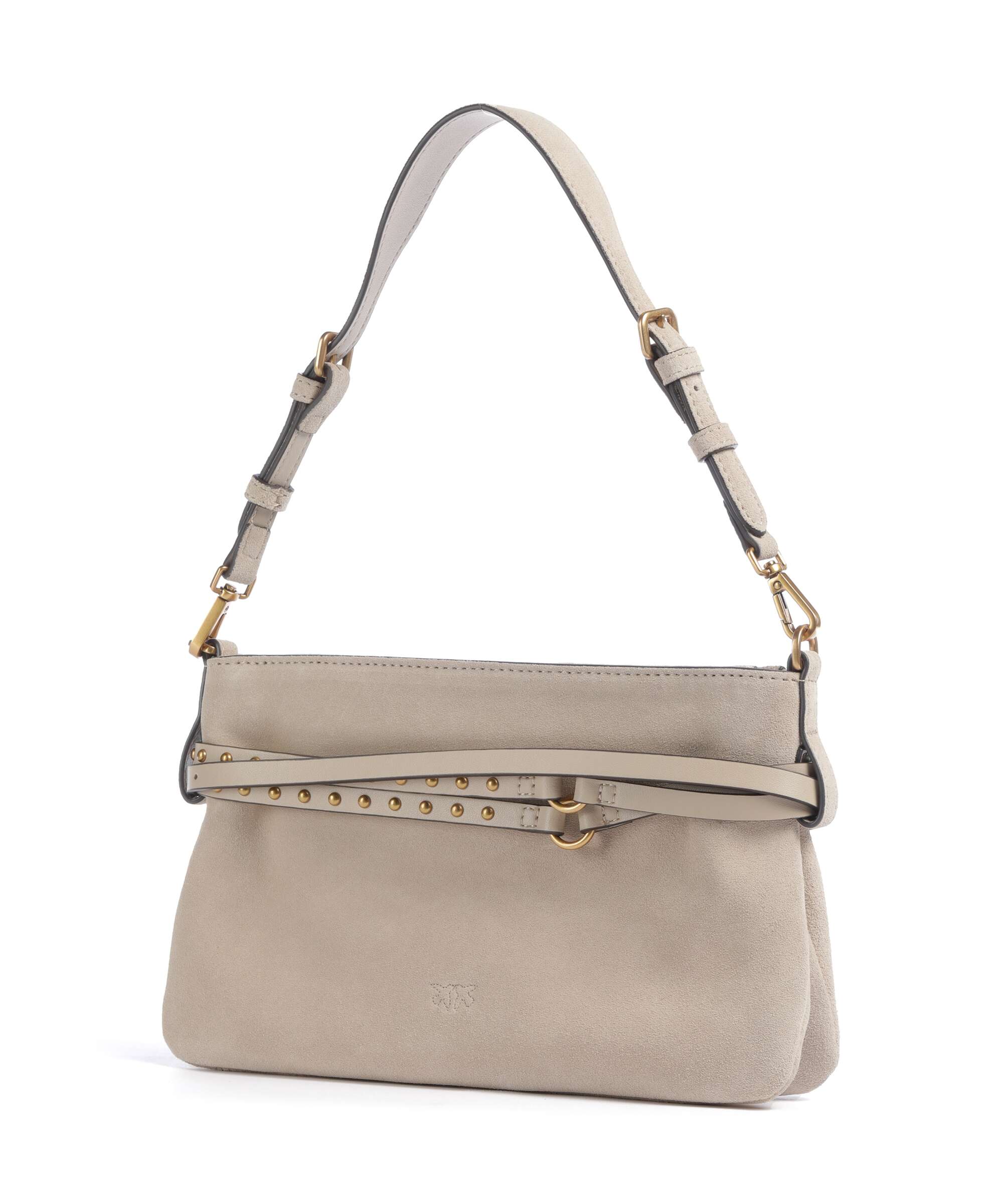 Pinko Belt Mini Sac porté épaule beige/grigio fumo/antique gold - Image 2