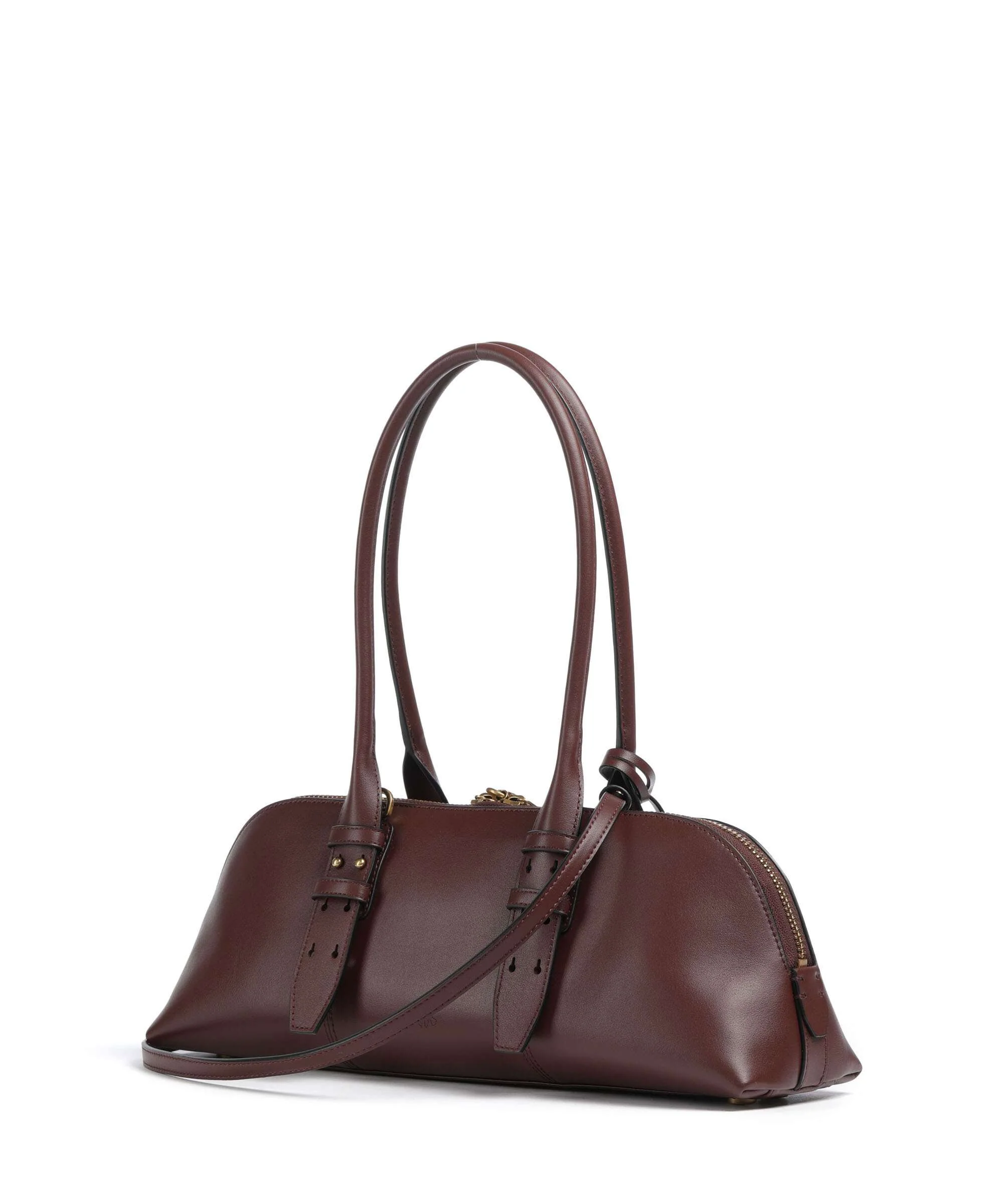 Pinko Bowling Horizontal Big Sac à main burgundy wine/antique gold - Image 2
