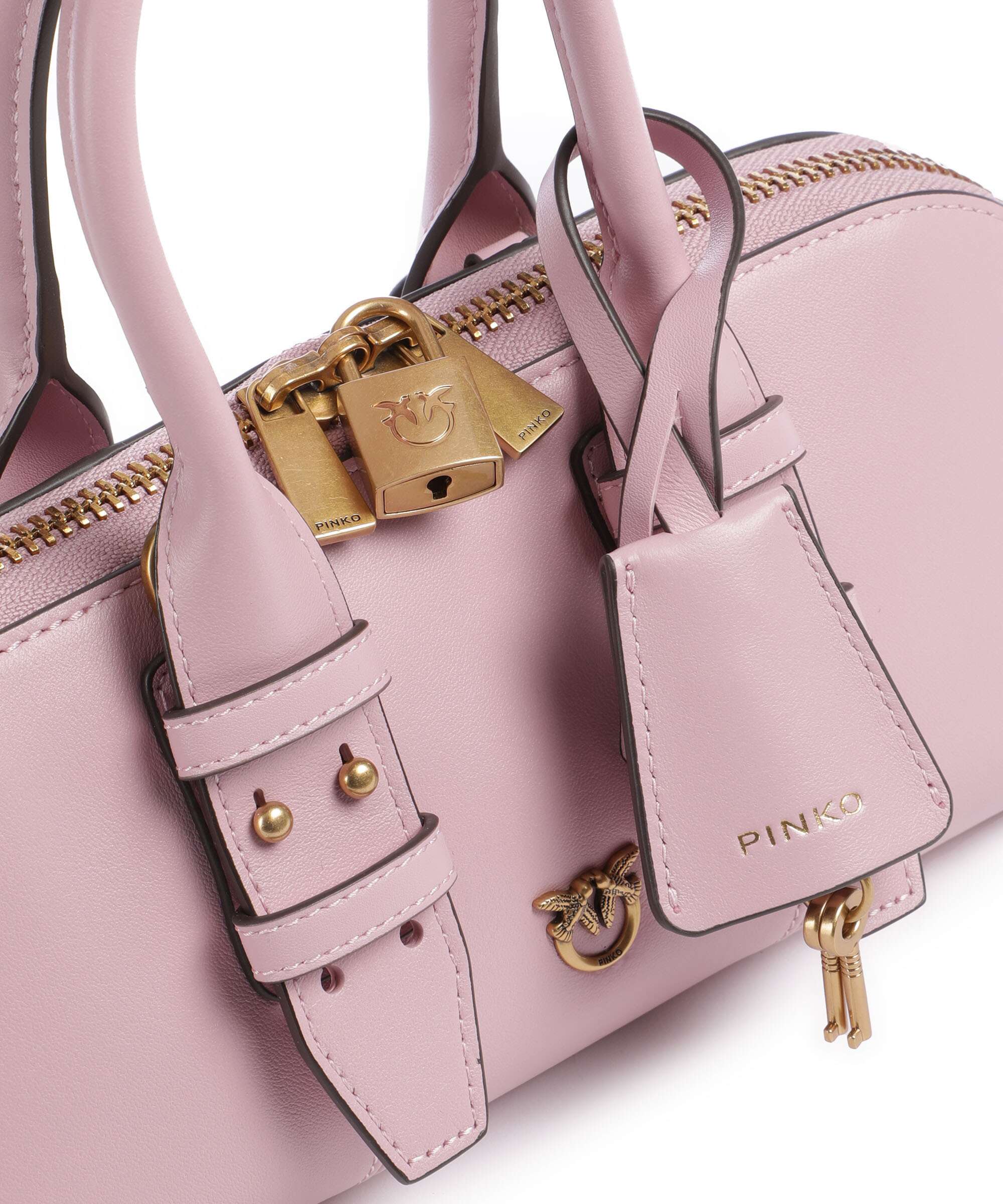 Pinko Bowling Horizontal Sac à main rosa chiaro/antique gold - Image 5