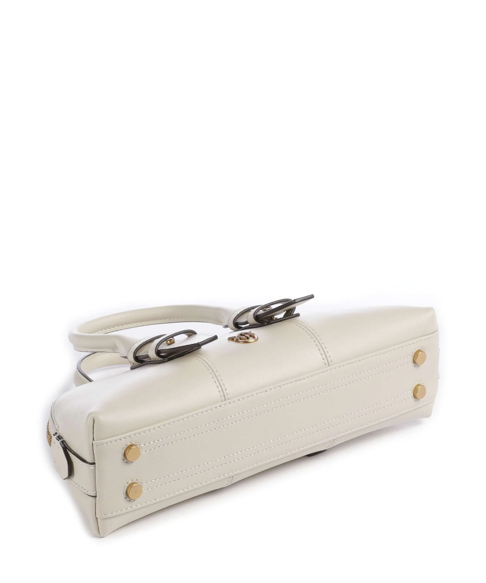 Pinko Bowling Horizontal Sac à main bianco seta/antique gold - Image 5
