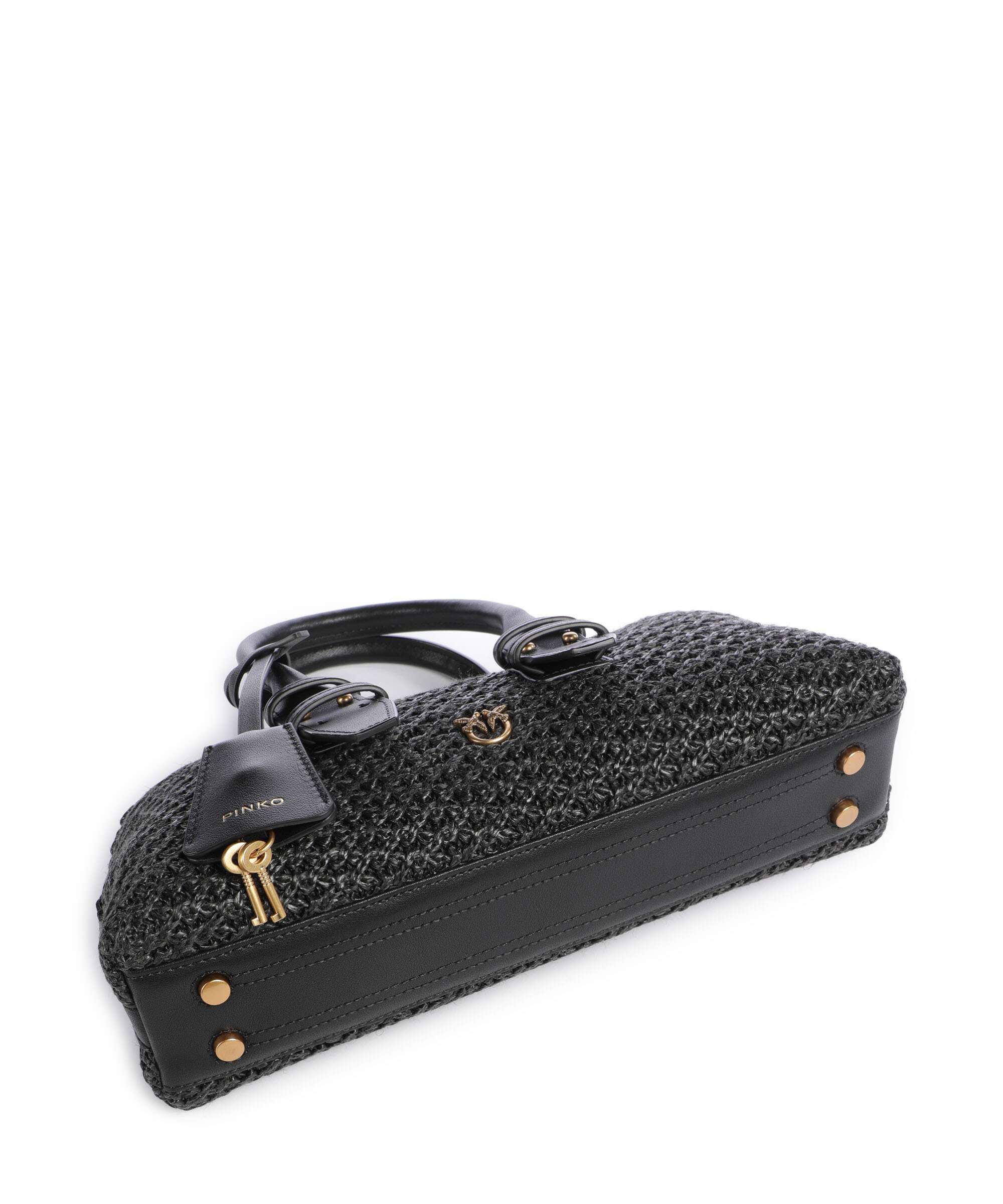 Pinko Bowling Horizontal Sac à main nero/antique gold - Image 5