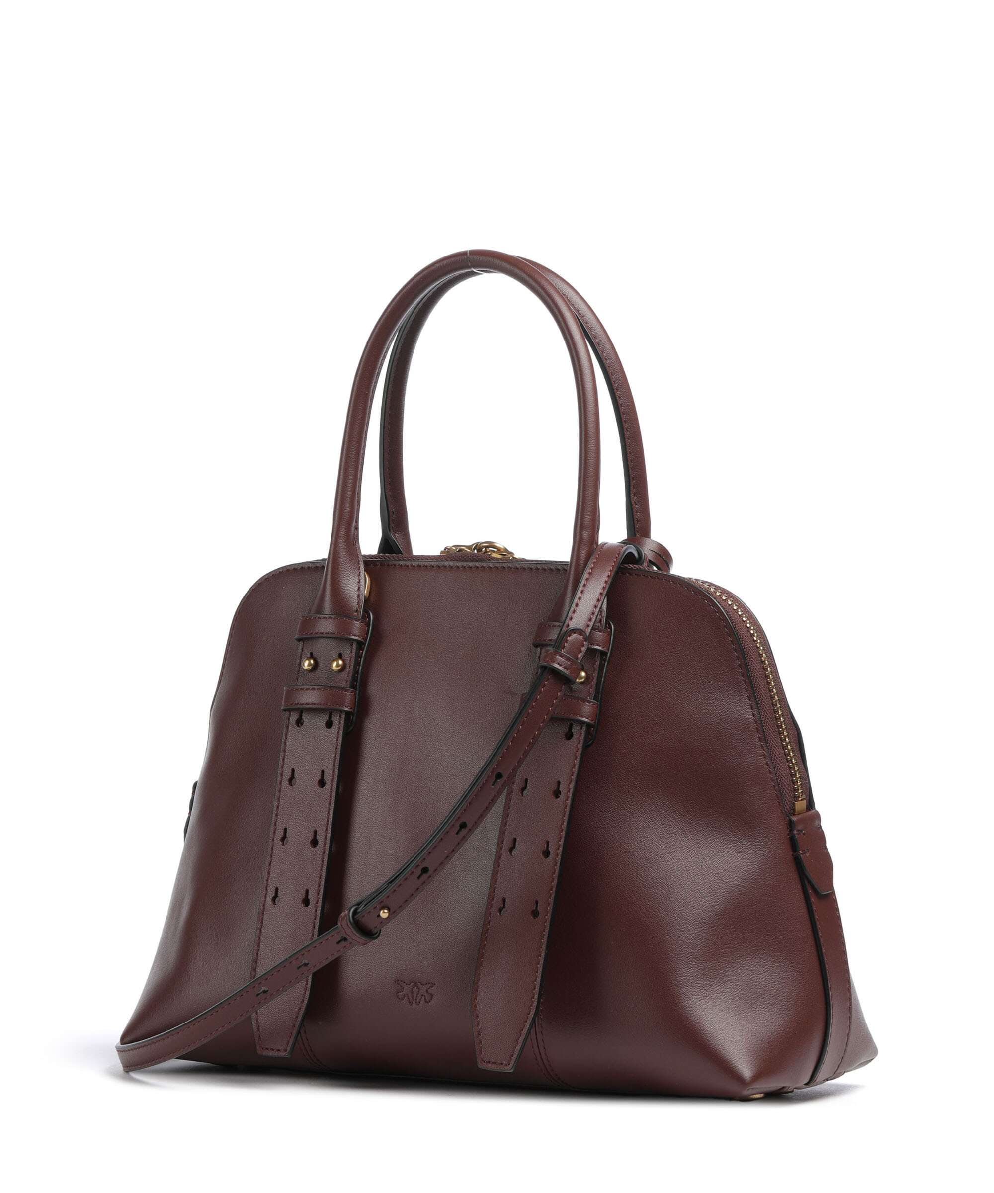 Pinko Bowling Medium Sac à main burgundy wine/antique gold - Image 2