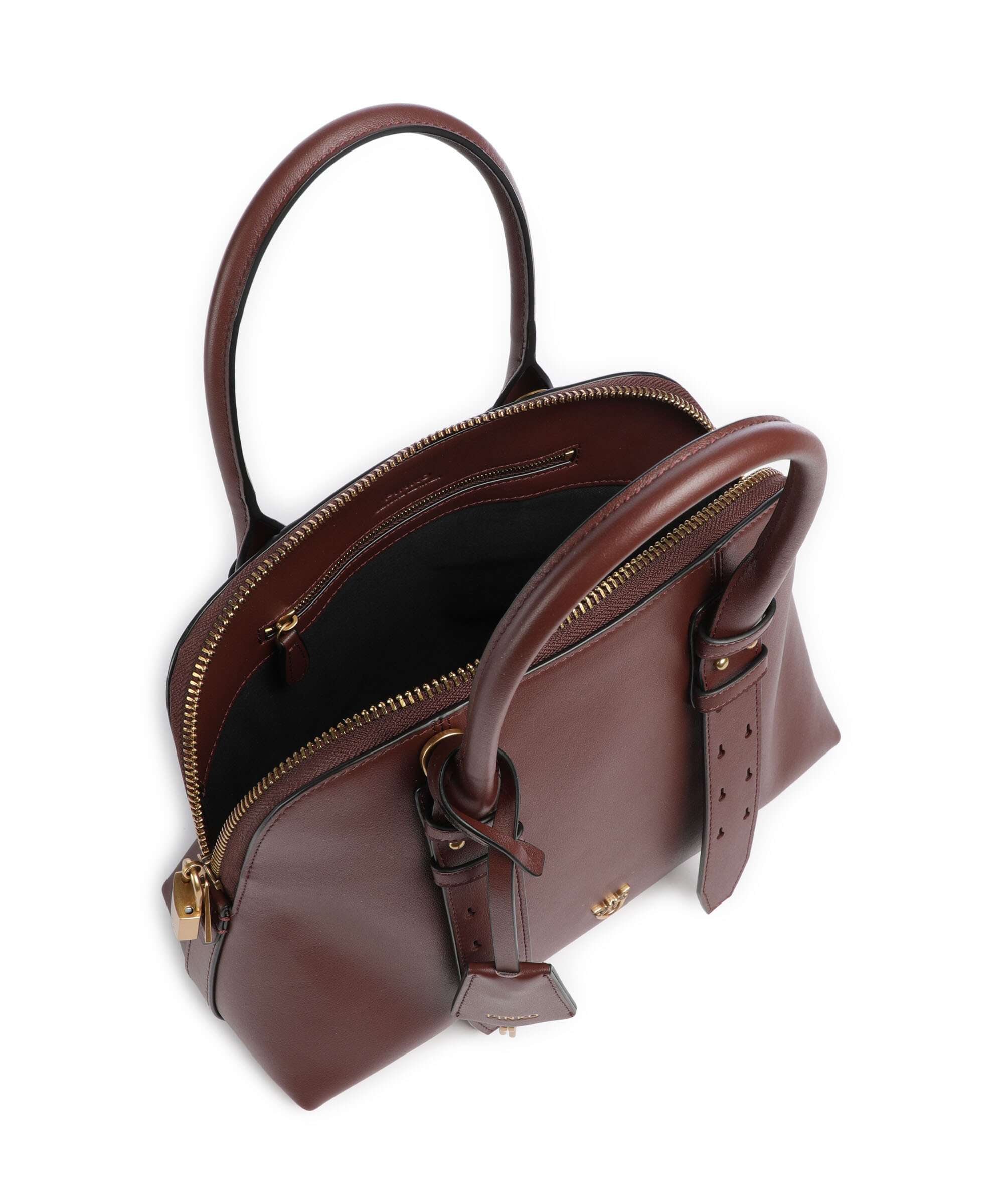 Pinko Bowling Medium Sac à main burgundy wine/antique gold - Image 6