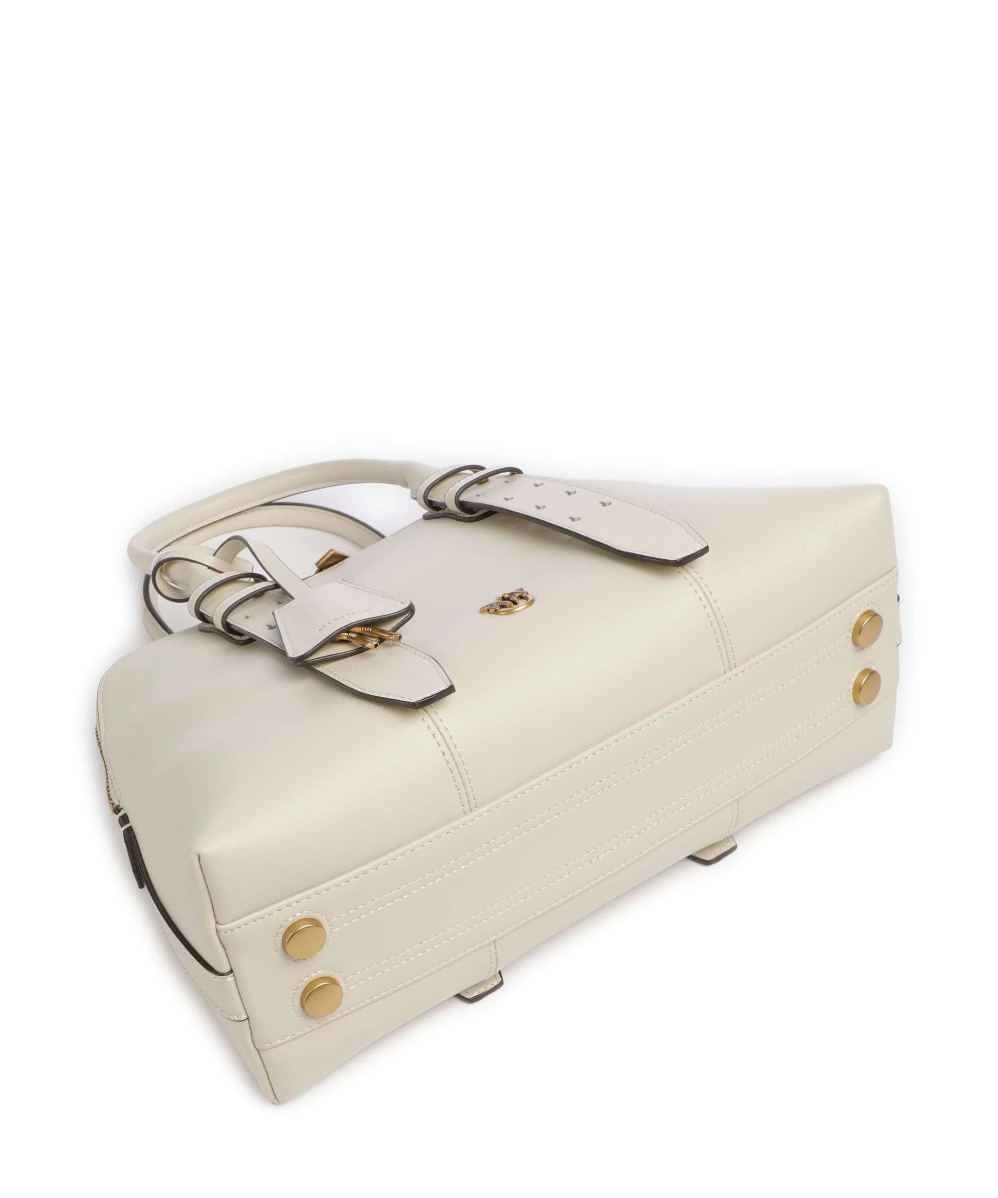 Pinko Bowling Medium Sac à main bianco seta/antique gold - Image 5