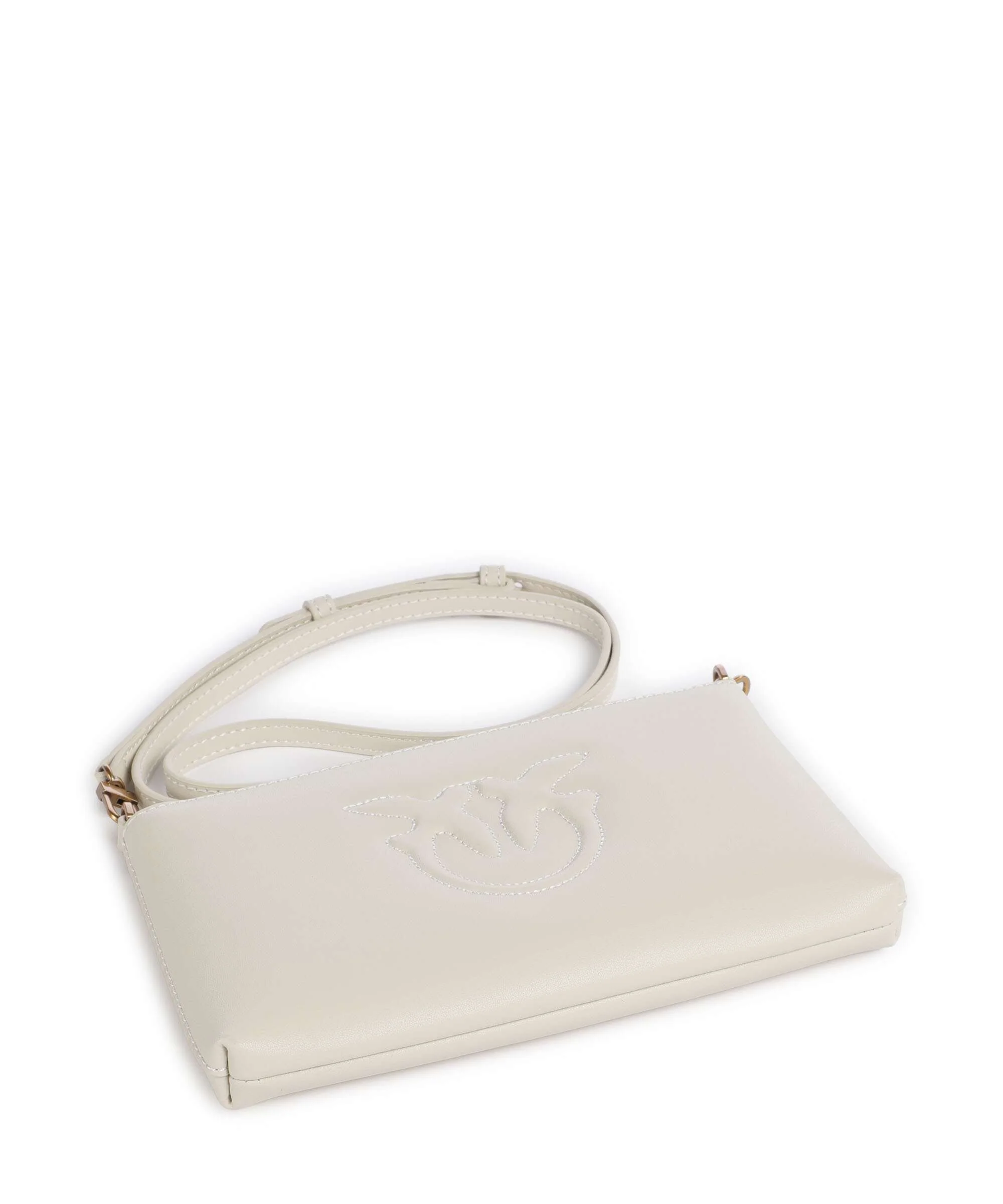 Pinko Flat Mini Sac bandoulière bianco seta/antique gold - Image 5