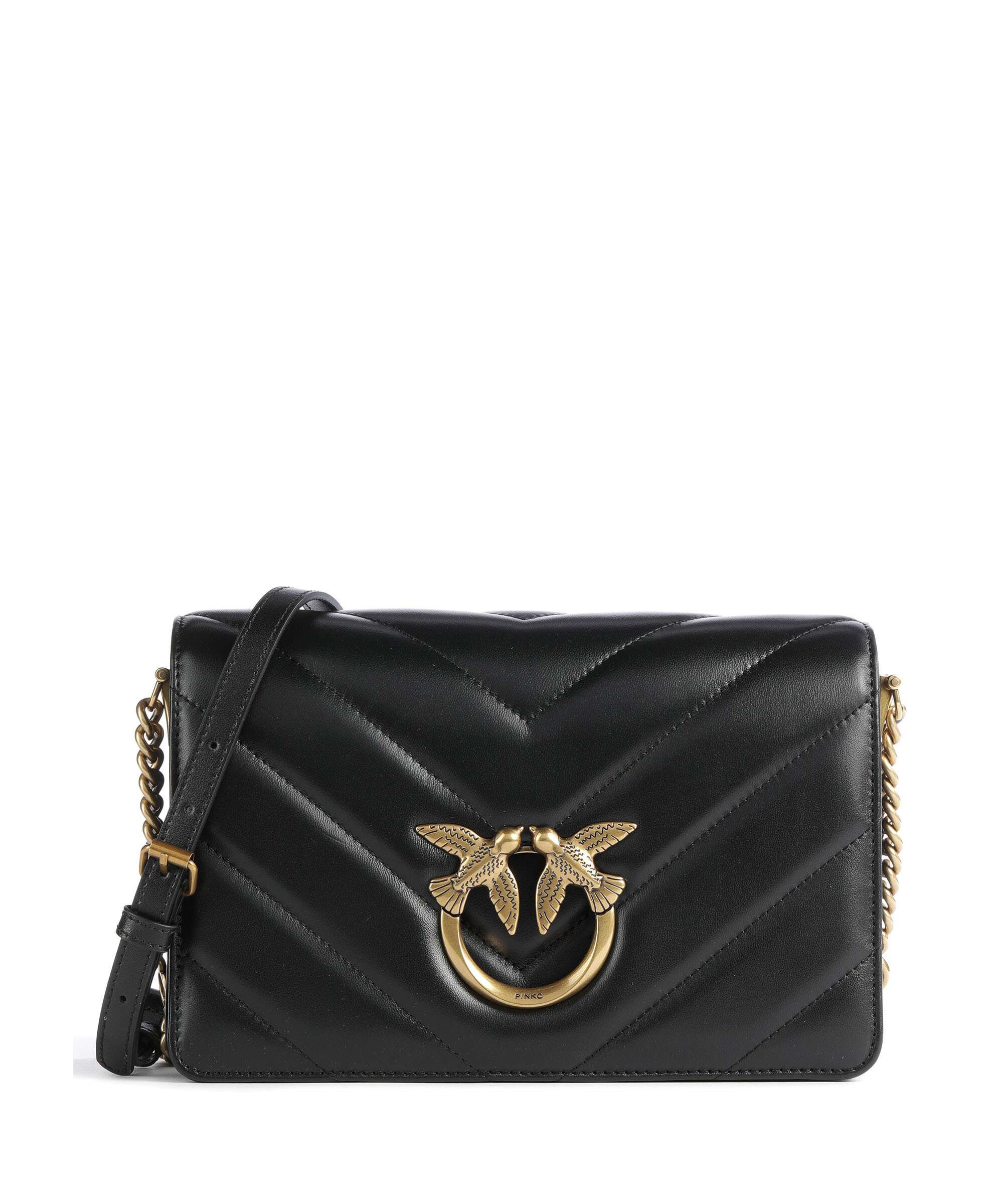 Pinko Love Click Classic Sac bandoulière nero/antique gold